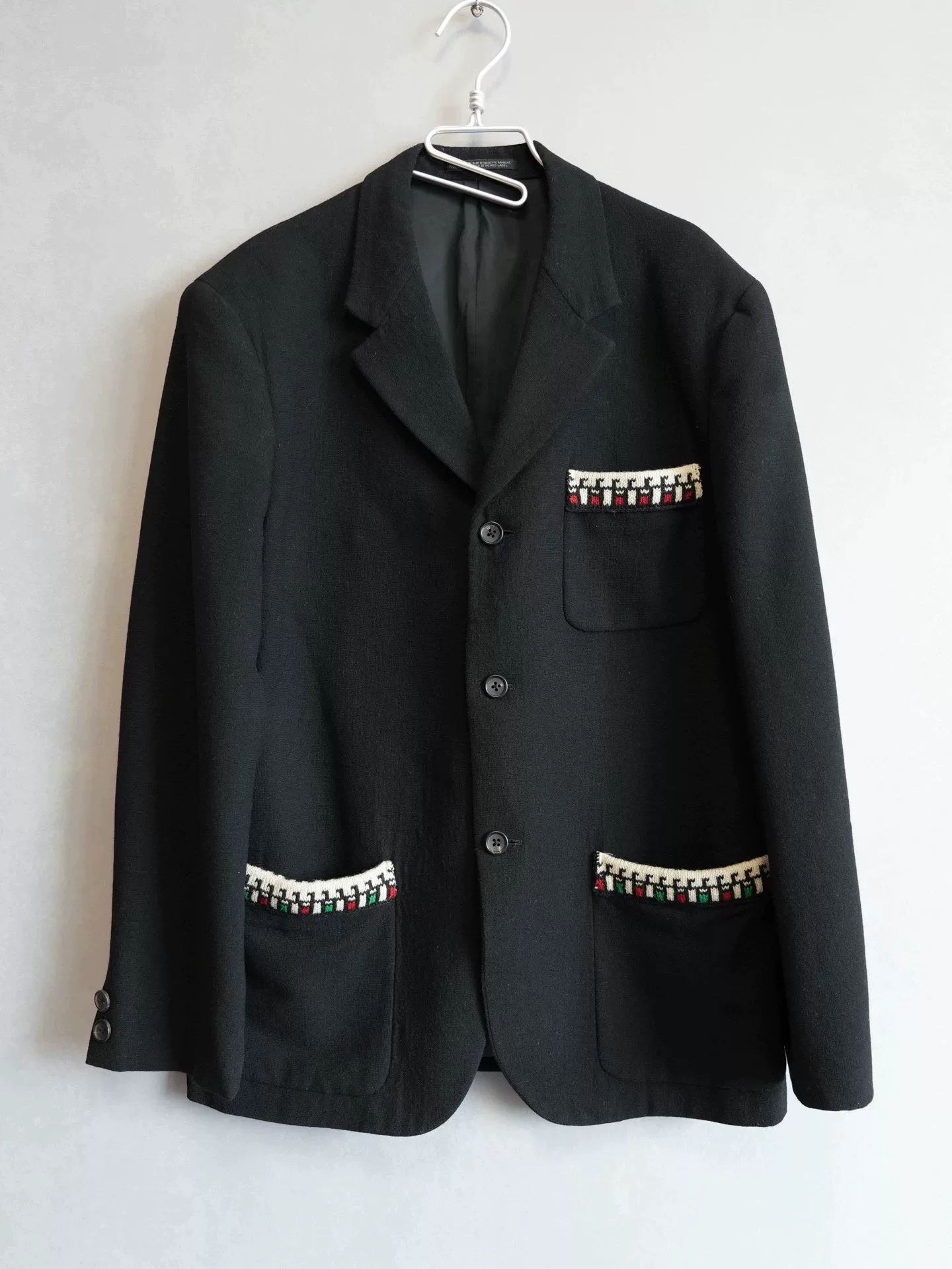 Yohji Yamamoto 89AW Note Patchwork Jacket