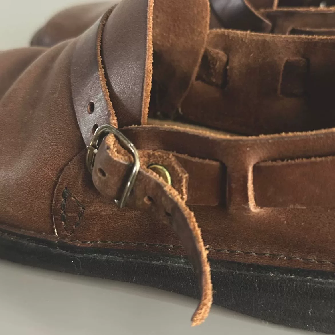 AURORA LEATHER LOAFERS — back