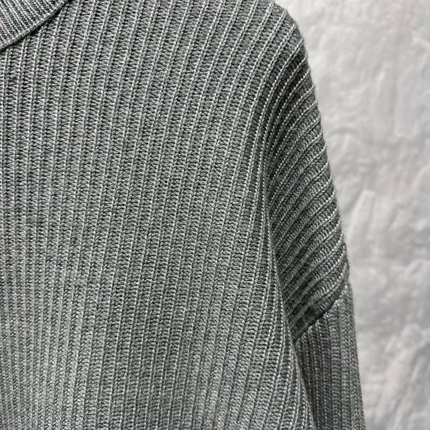 Louis Vuitton Globe Letter Knit Sweater — detail