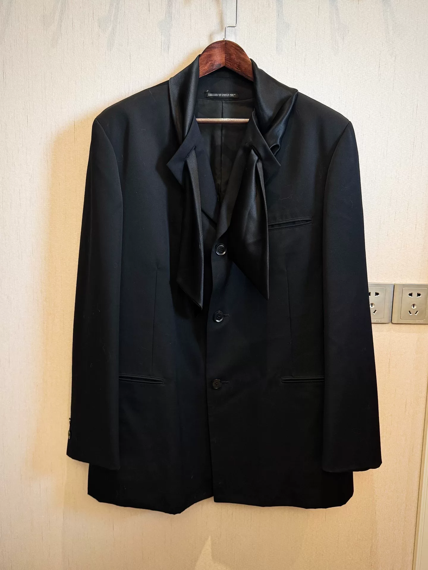 Yohji Yamamoto 99aw Silk Collar Blazer