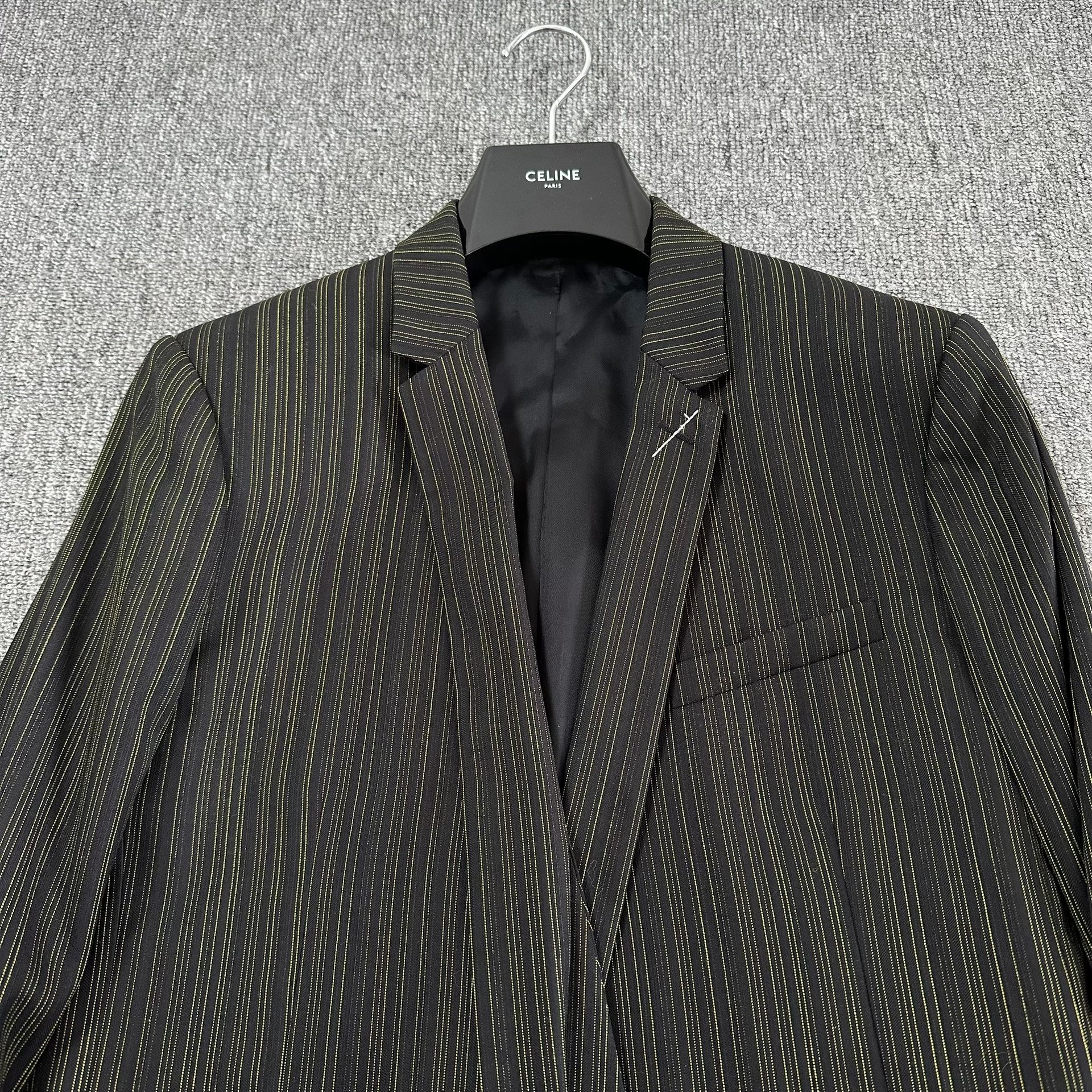 Dior Homme 18FW ATELIER Black Blazer — detail