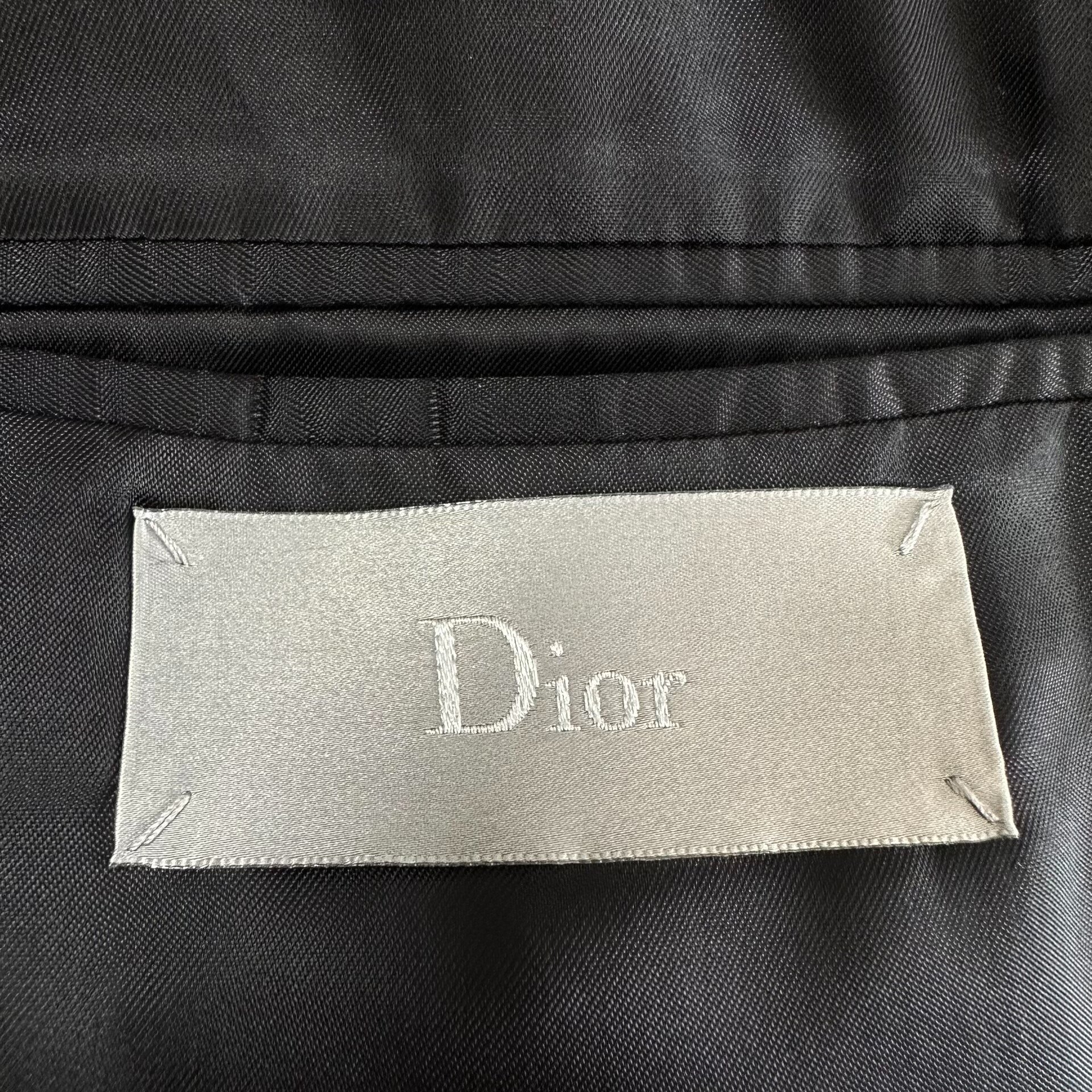 Dior Homme 18FW ATELIER Black Blazer — label
