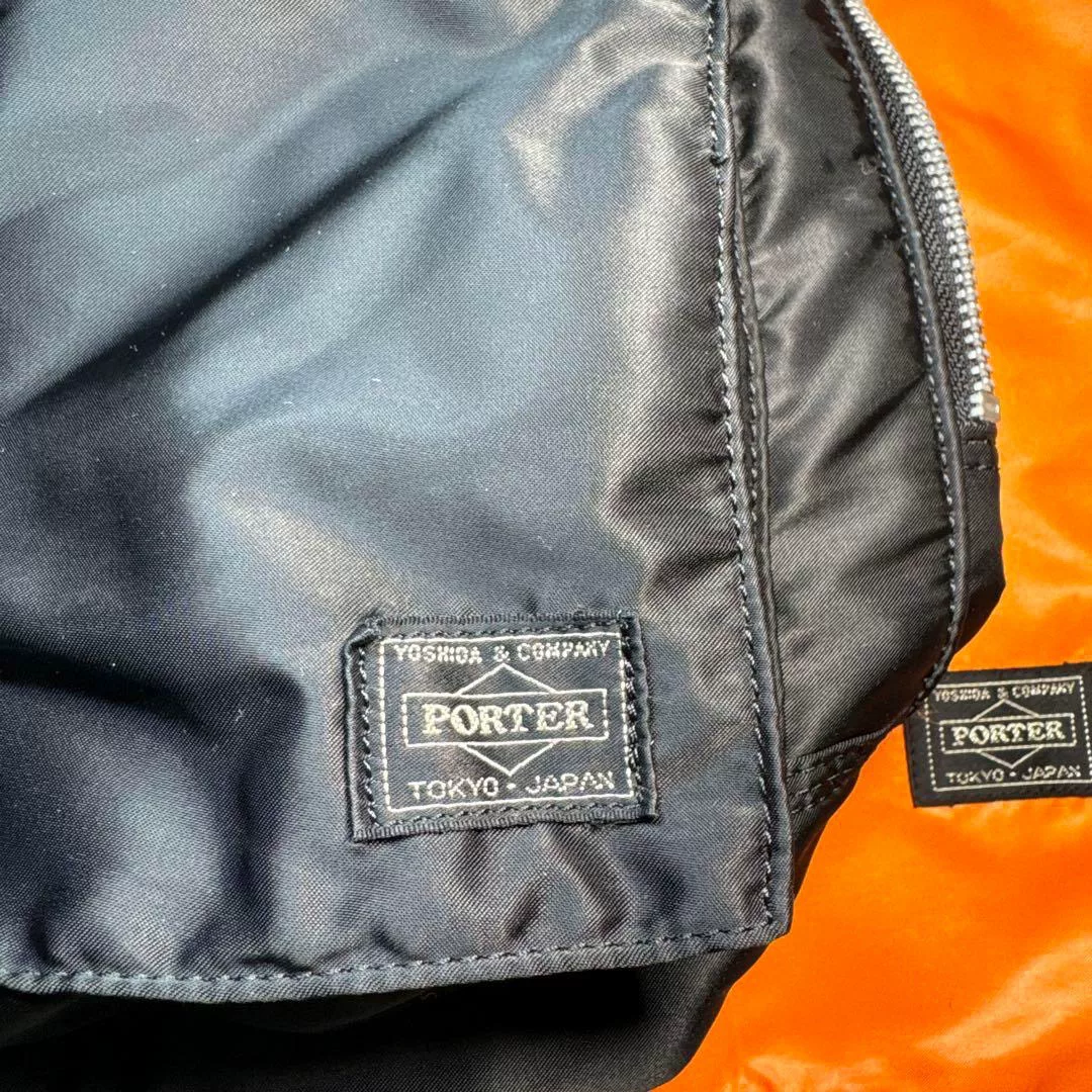 Porter Tanker Black Backpack — front