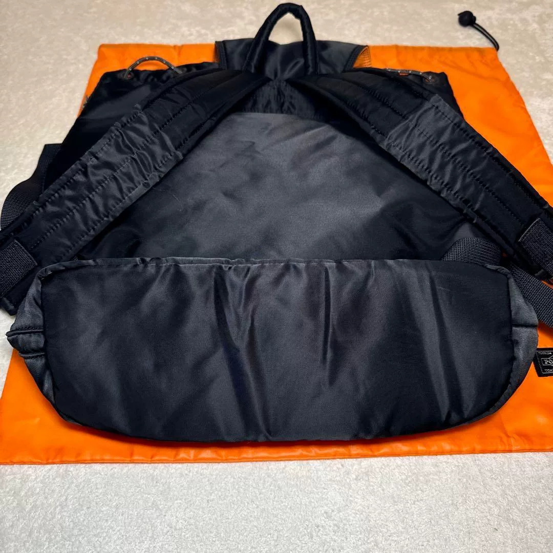 Porter Tanker Black Backpack — detail