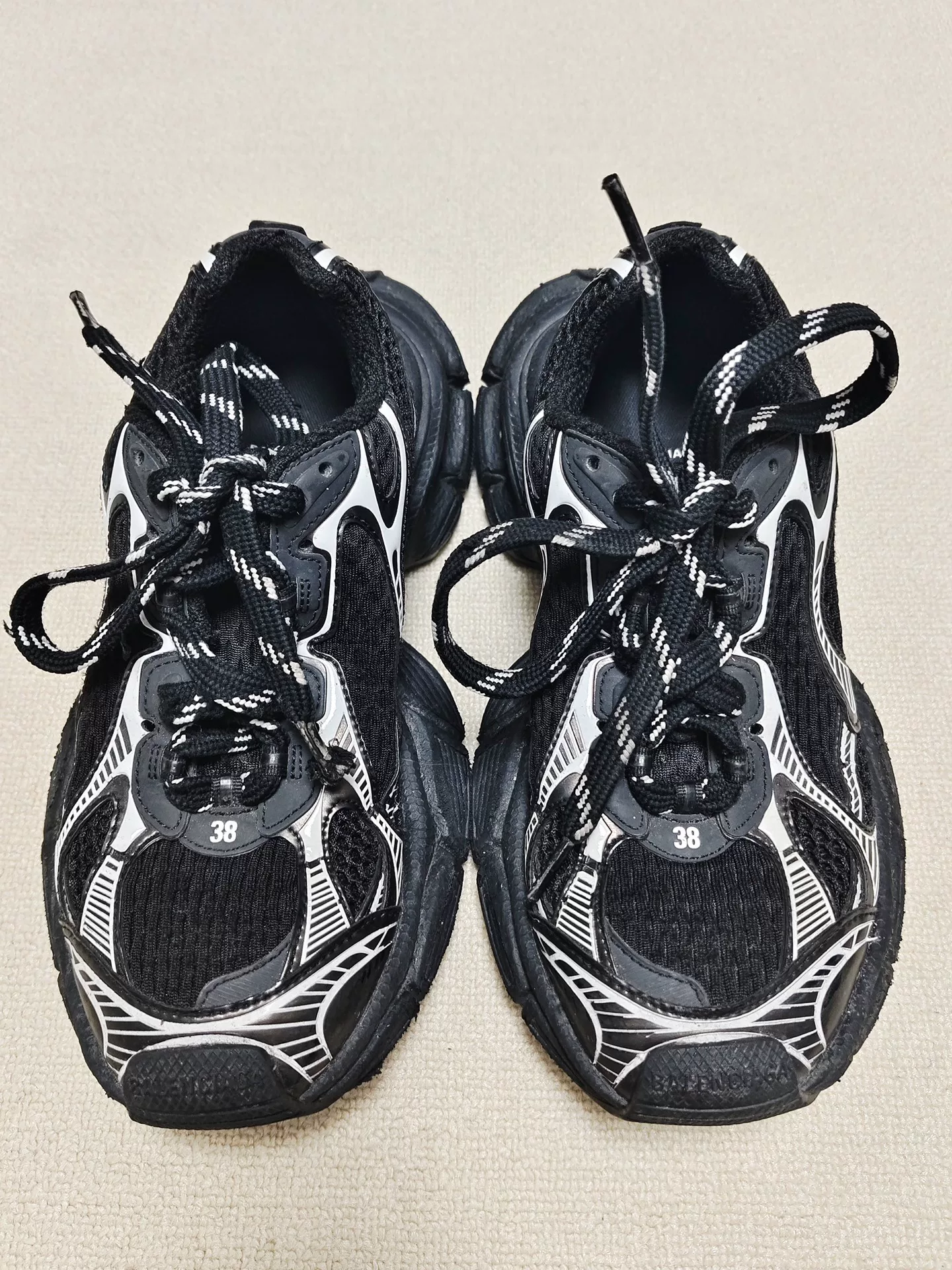 Balenciaga 3XL Low-Top Sneakers — back