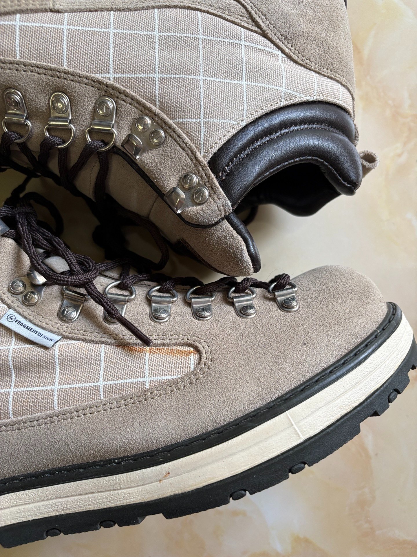 Visvim Serra Fragment Hiking Boots — back