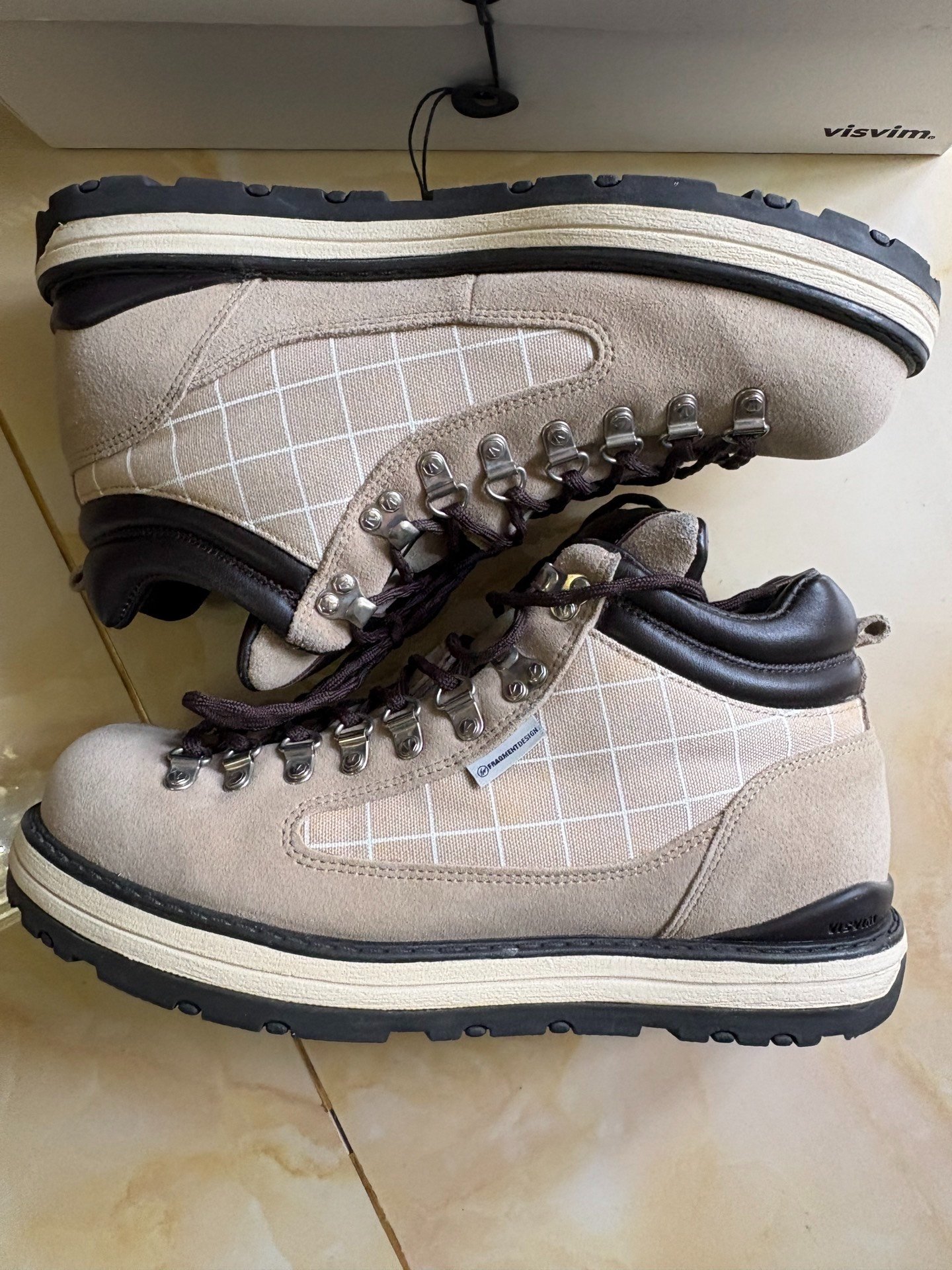 Visvim Serra Fragment Hiking Boots — detail