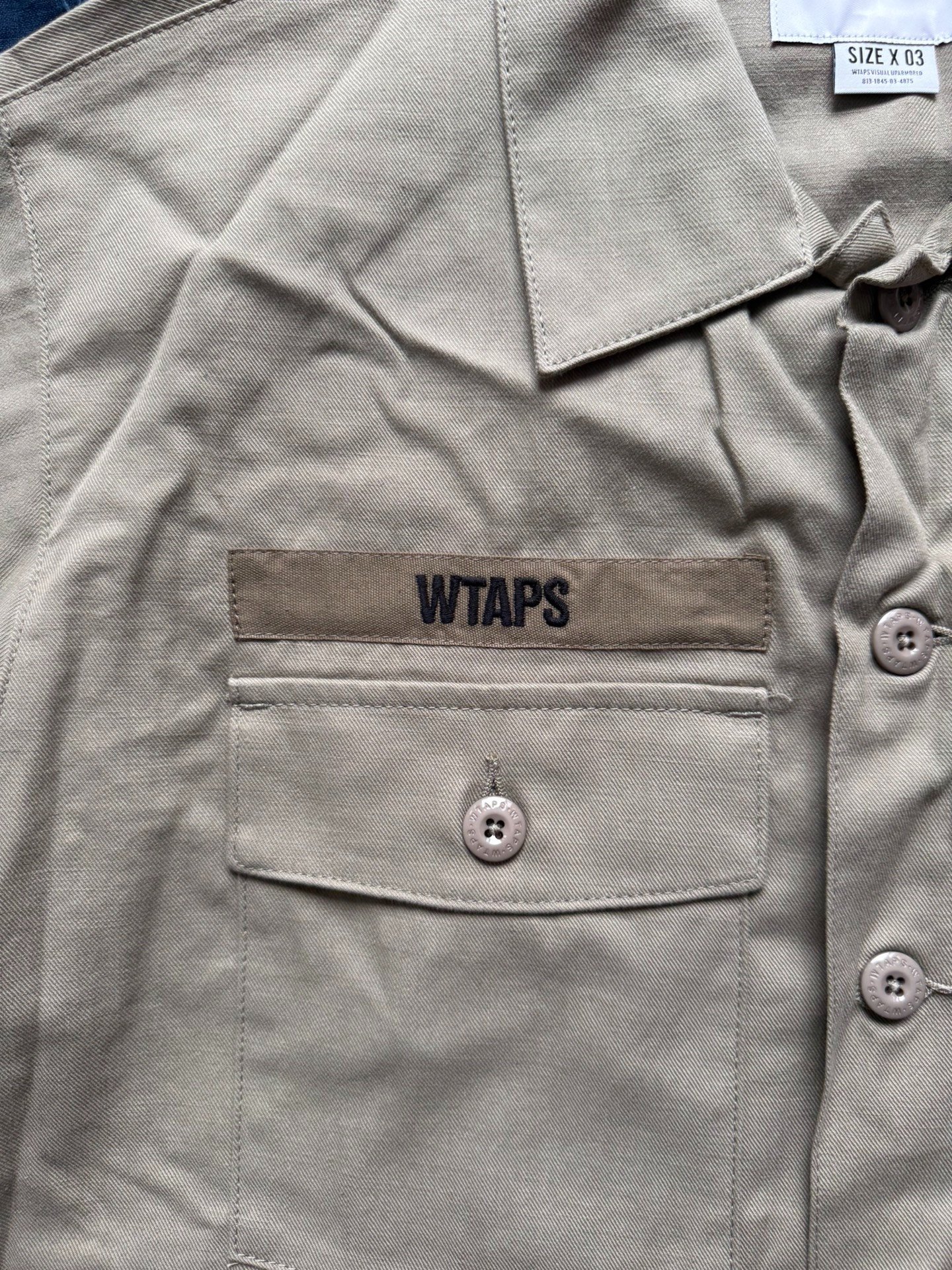WTAPS 21AW BUDS JKT — label
