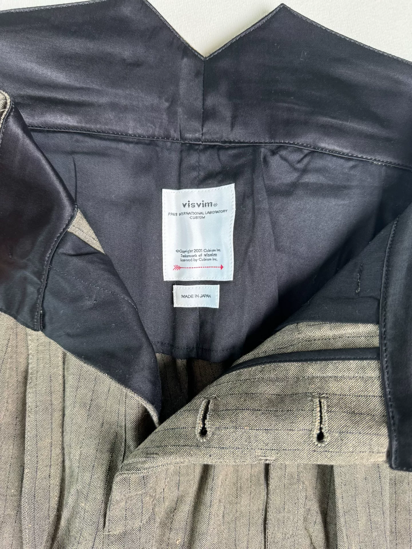 VISVIM 22aw HAKAMA PANTS SANTOME — back