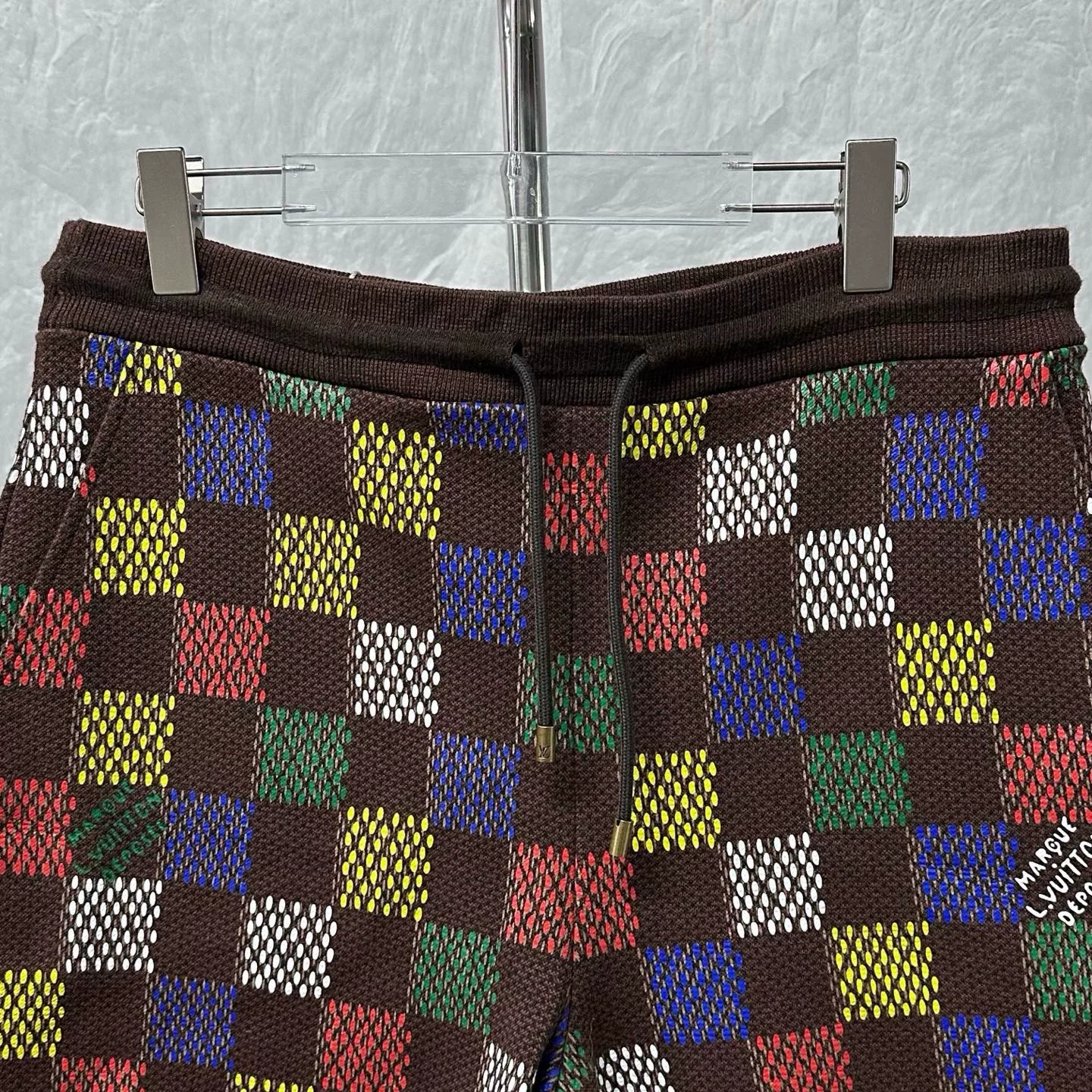 Louis Vuitton Damier Knit Shorts XL — front