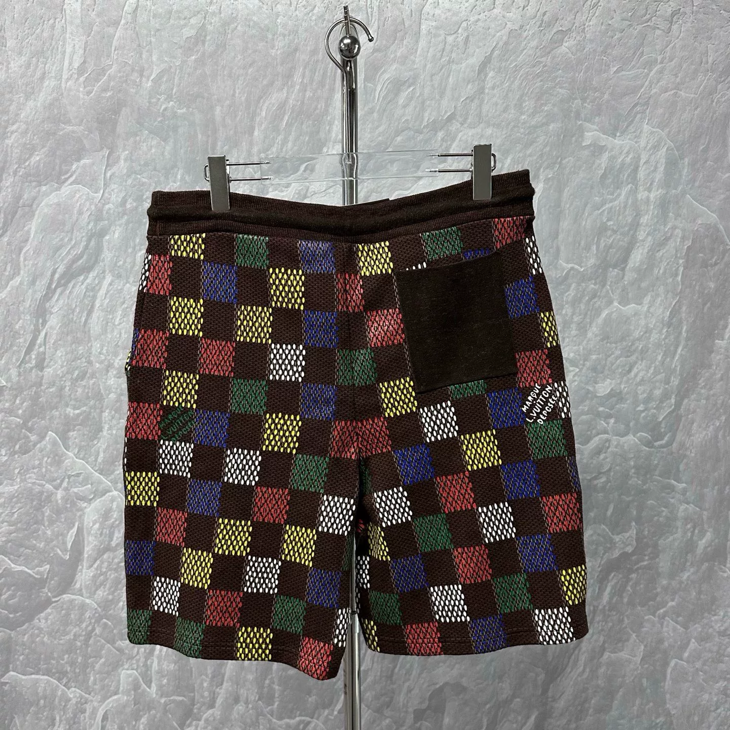 Louis Vuitton Damier Knit Shorts XL — back