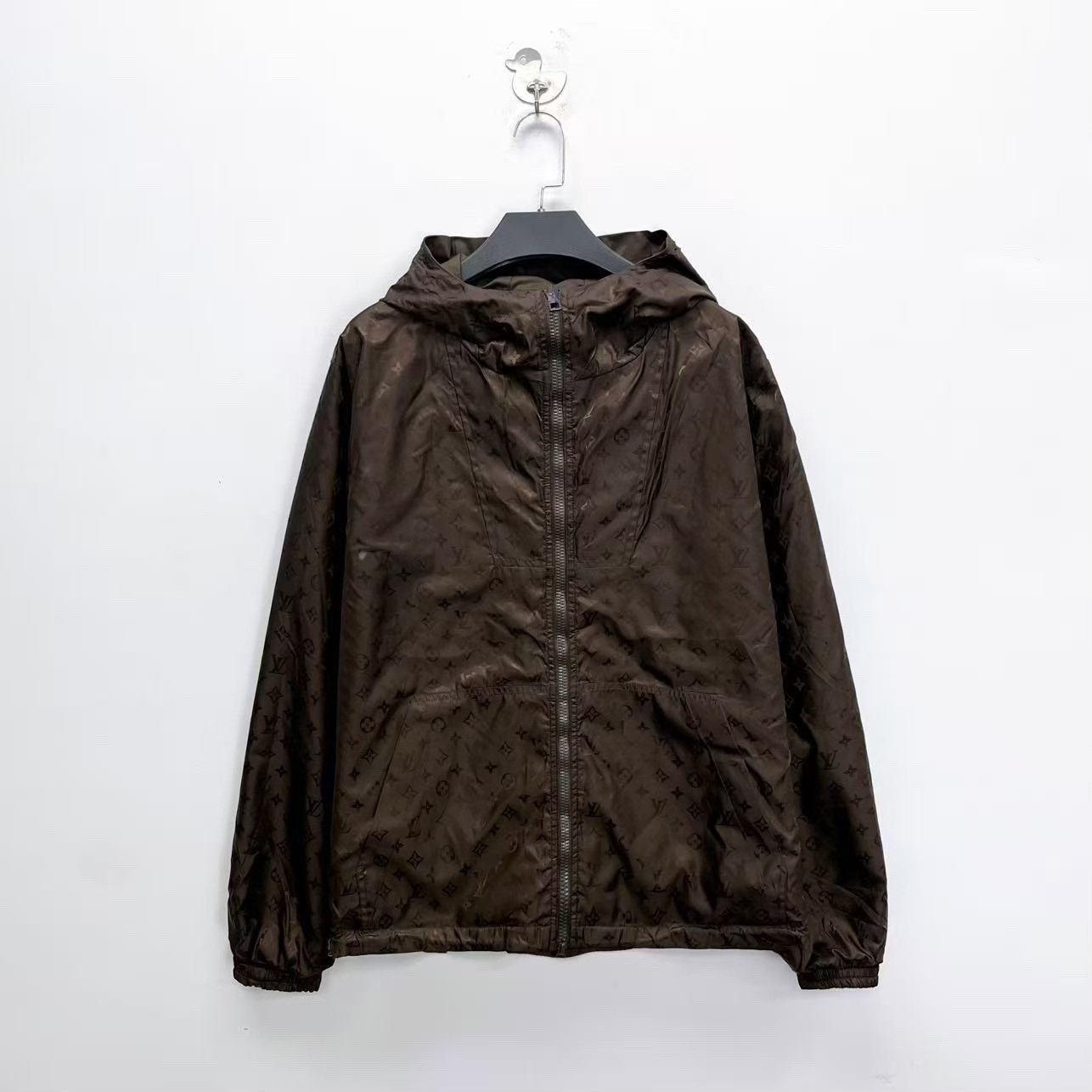 Louis Vuitton Dark Brown All-Over Print Windbreaker