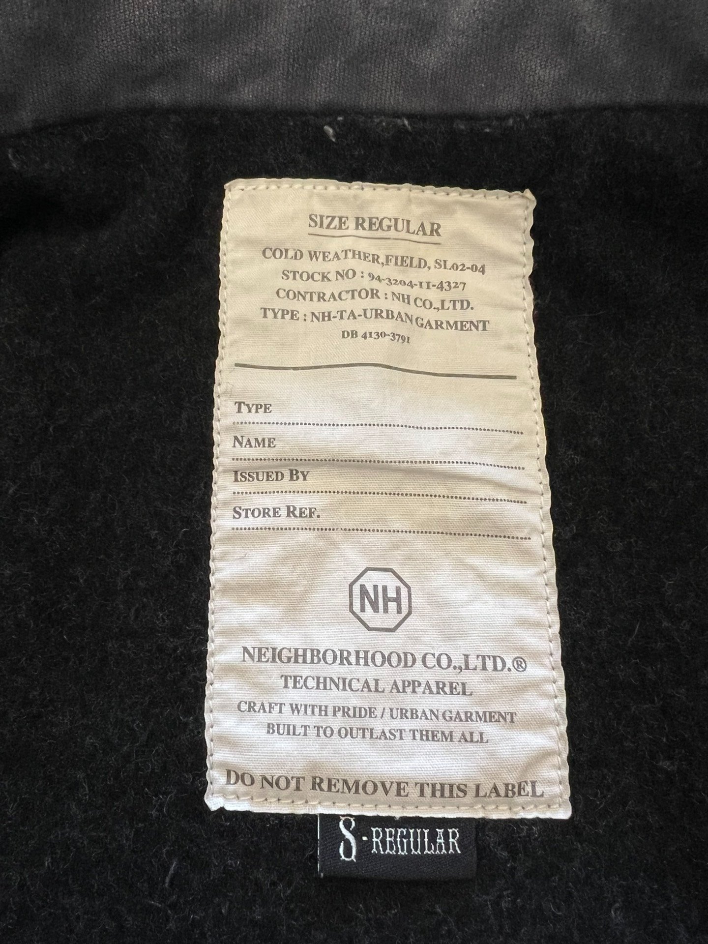 Neighborhood 12AW A-2D Jacket — back