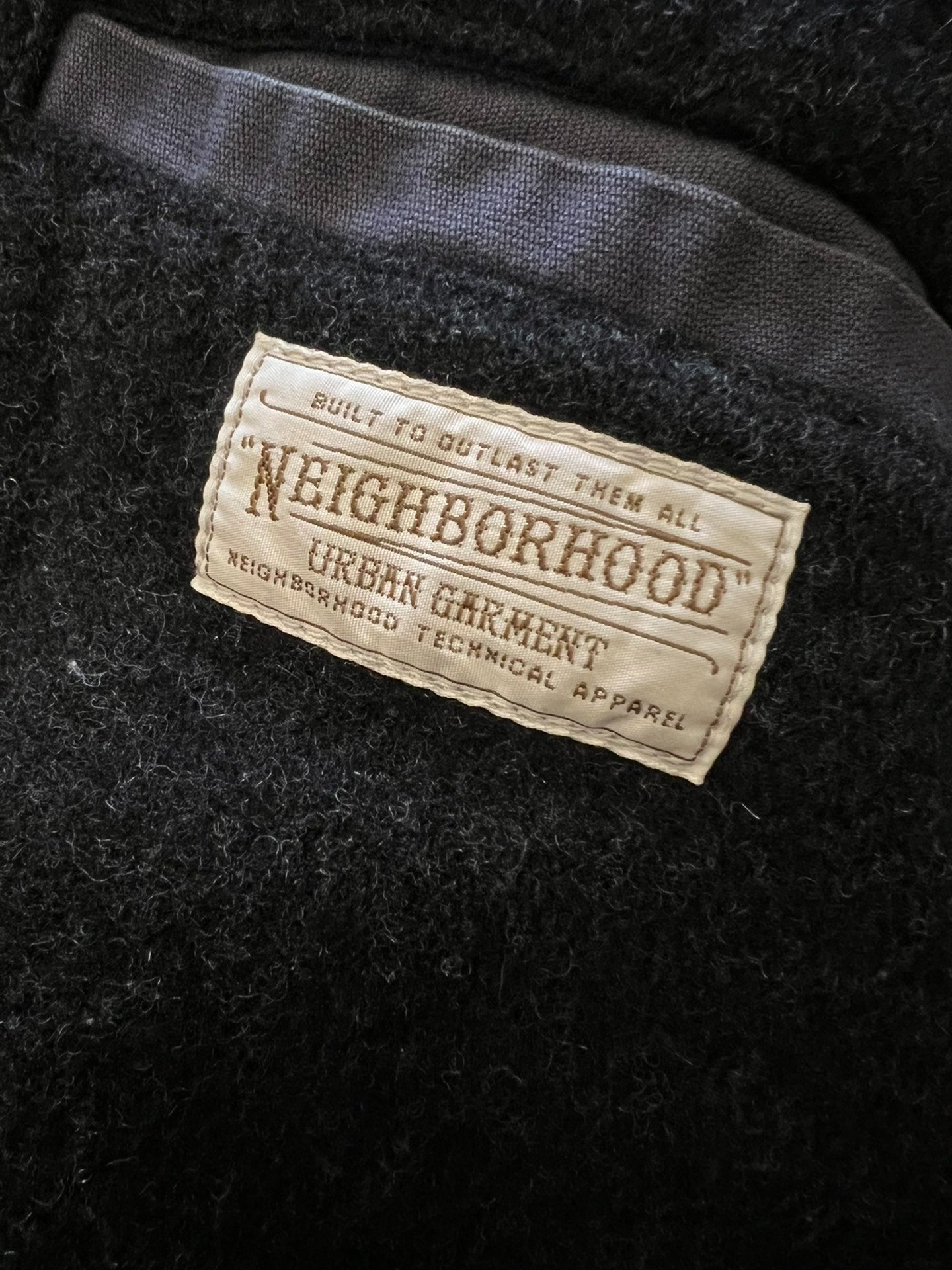 Neighborhood 12AW A-2D Jacket — label