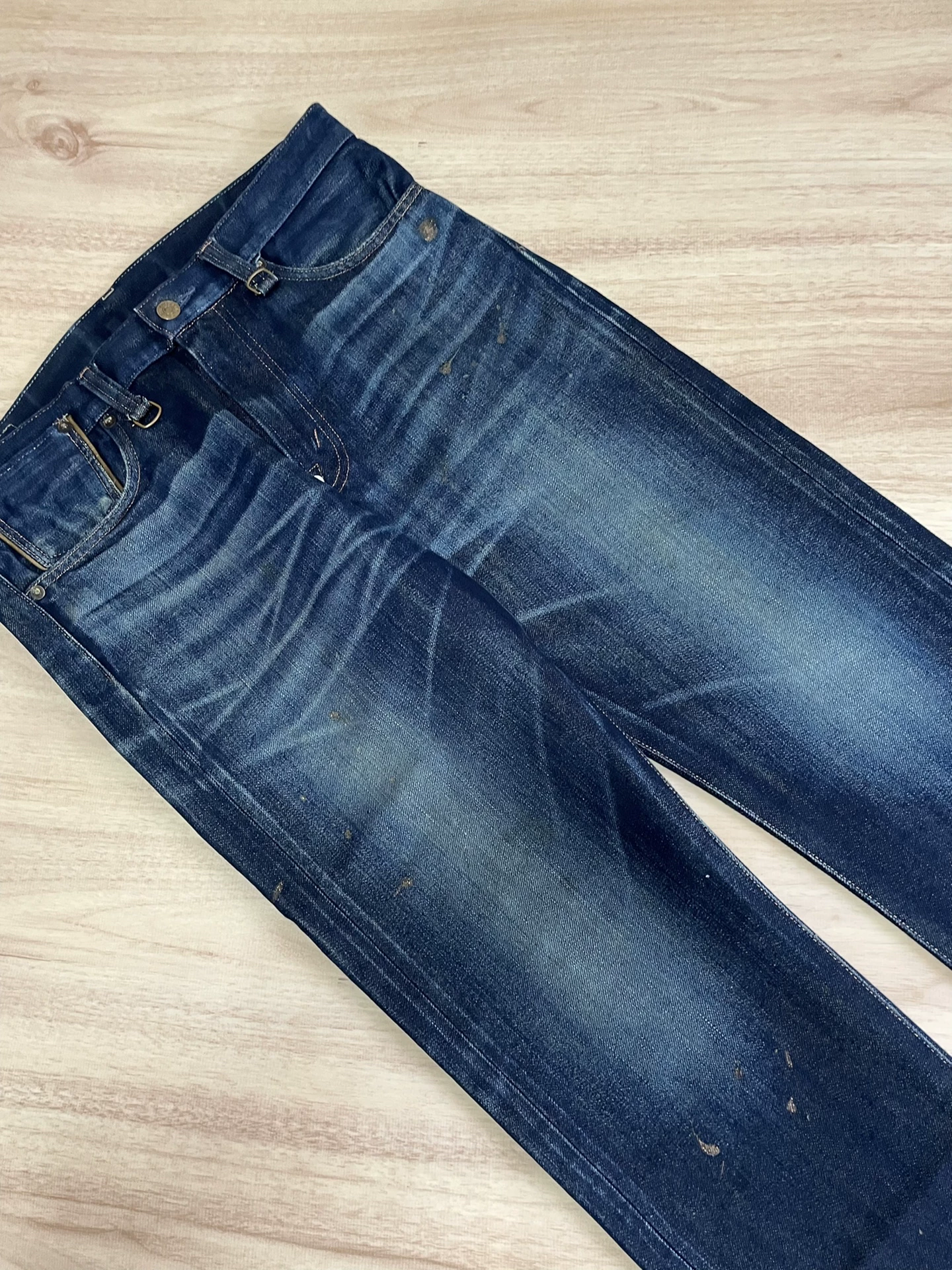 CLOT x LEVI'S 505 Jeans — label