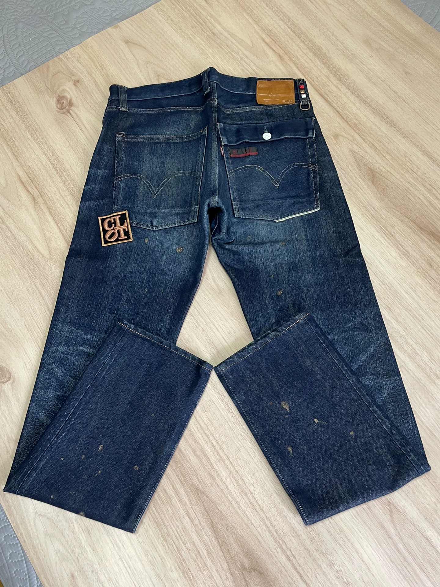 CLOT x LEVI'S 505 Jeans — detail