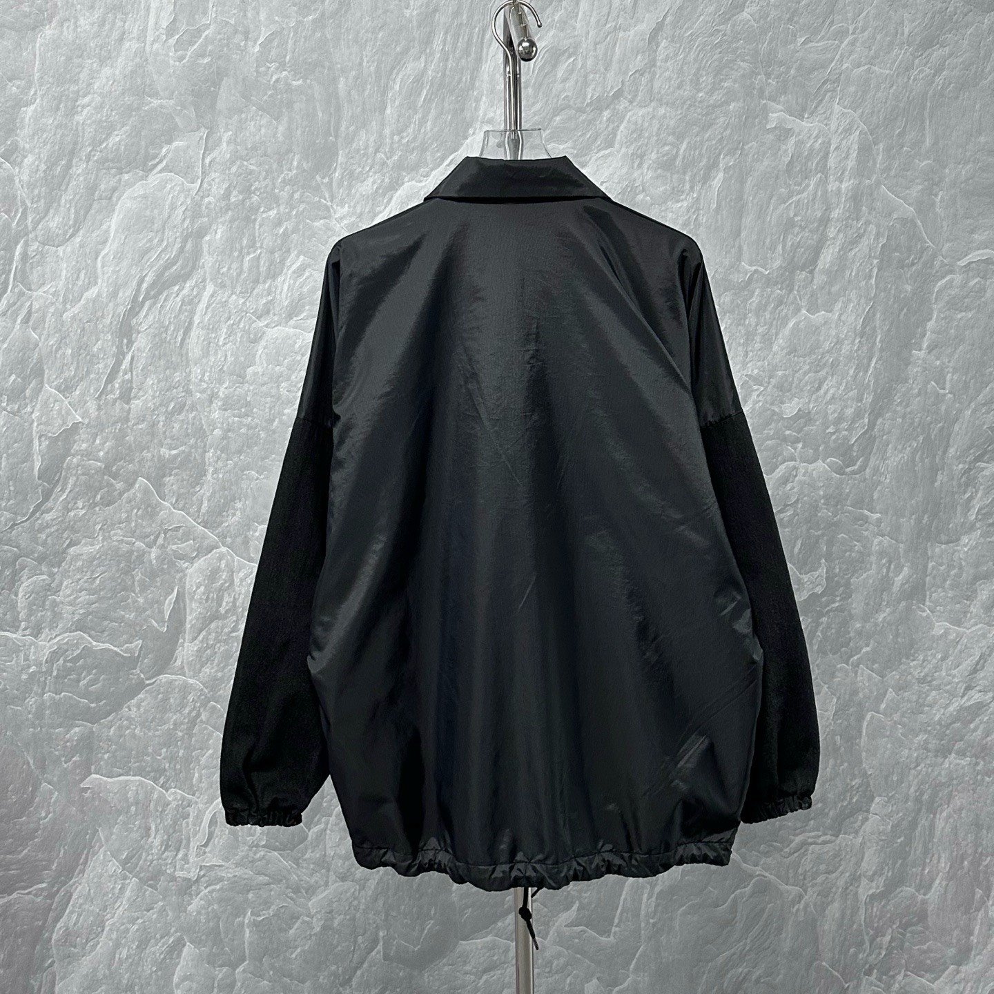 Balenciaga Logo Print Zip Jacket — back