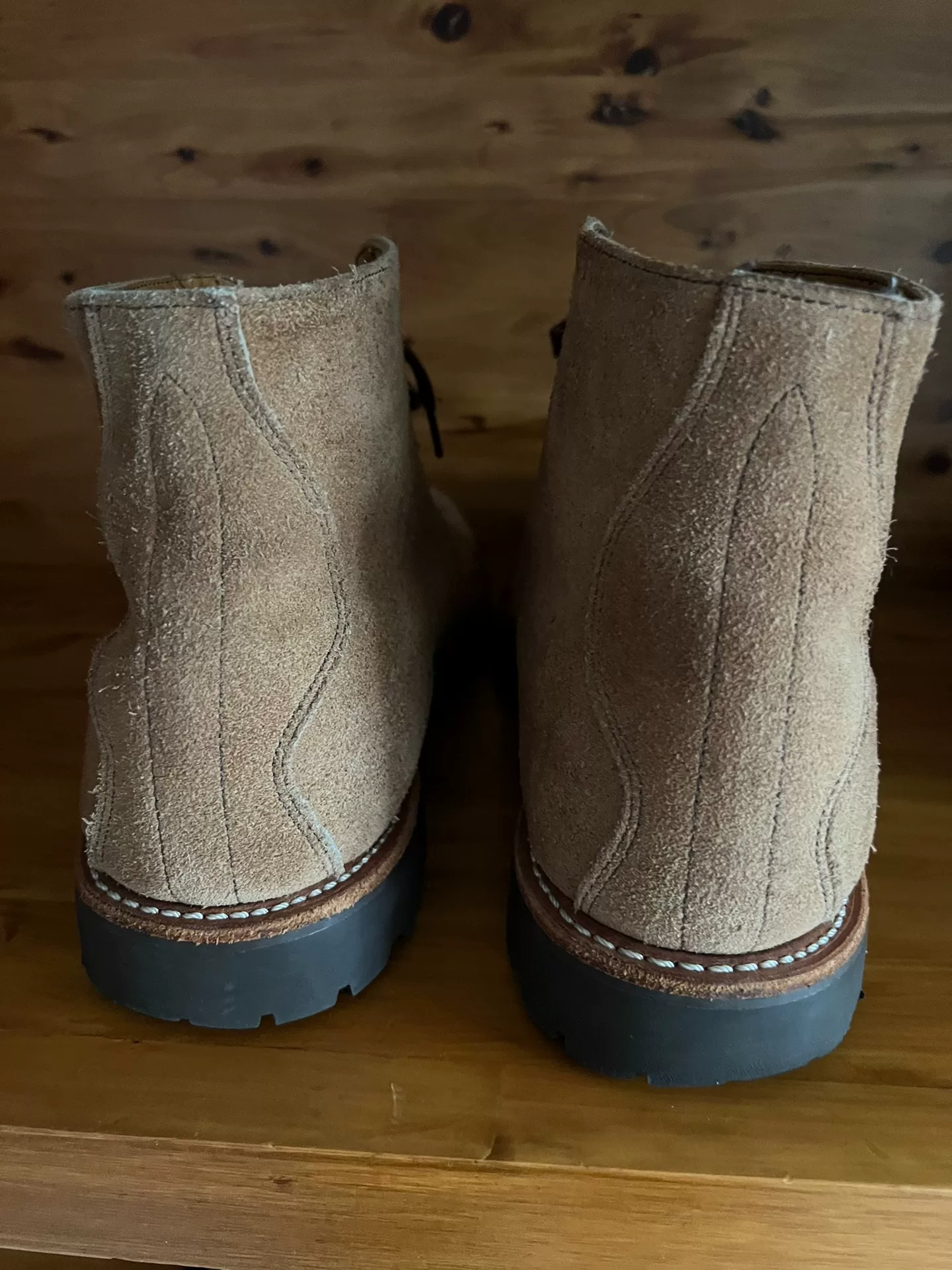 Yuketen Vintage Canadian Suede Boots — label