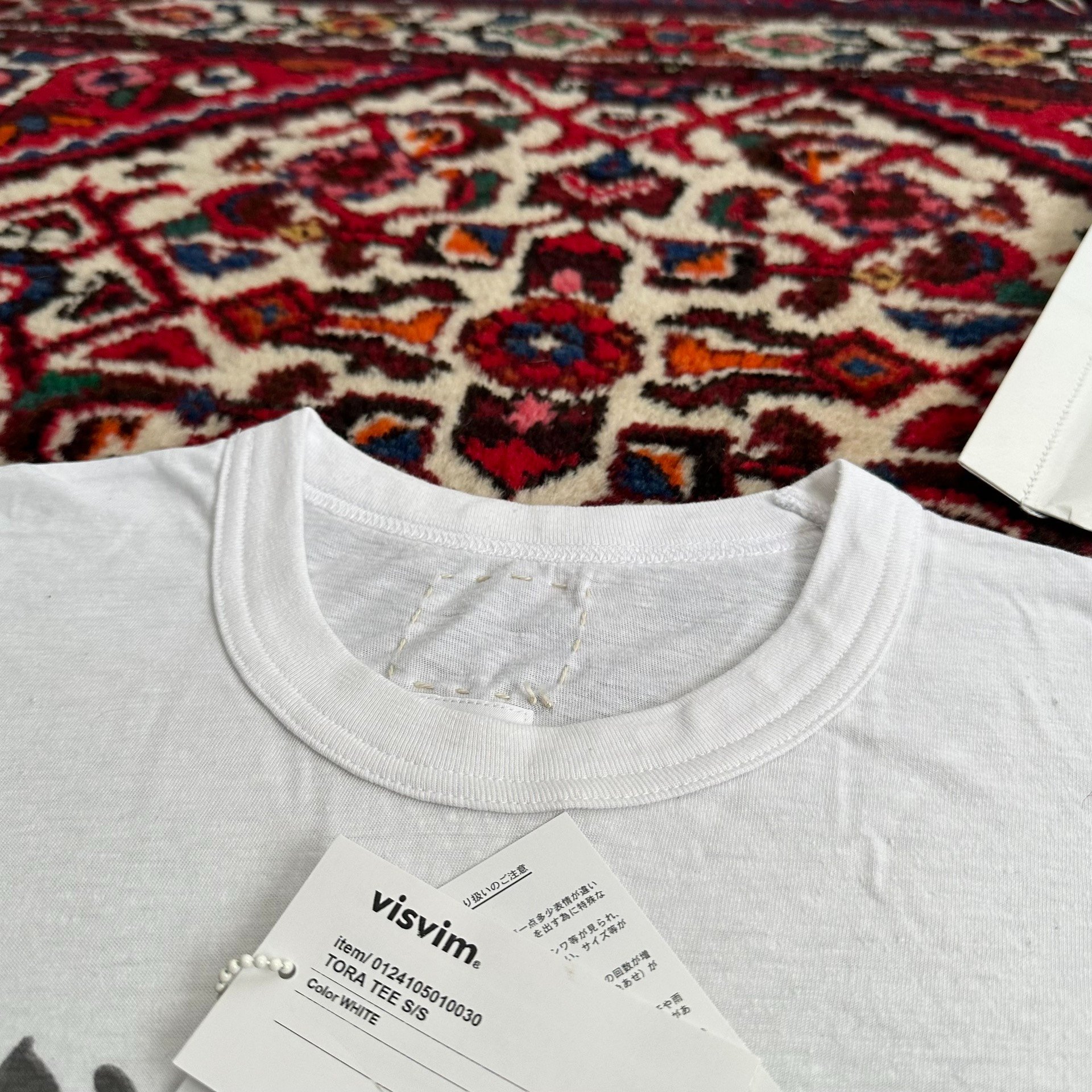 visvim 24SS TORA TEE S/S Short-Sleeve — label
