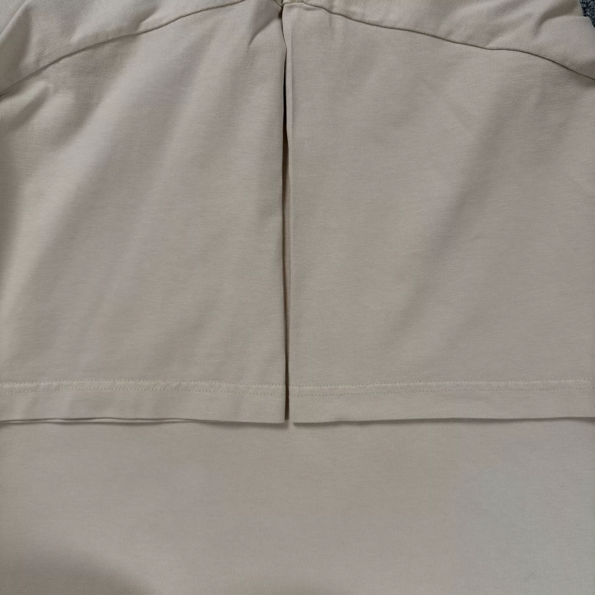 Balenciaga Beige Embroidery Short-Sleeve T-Shirt — detail