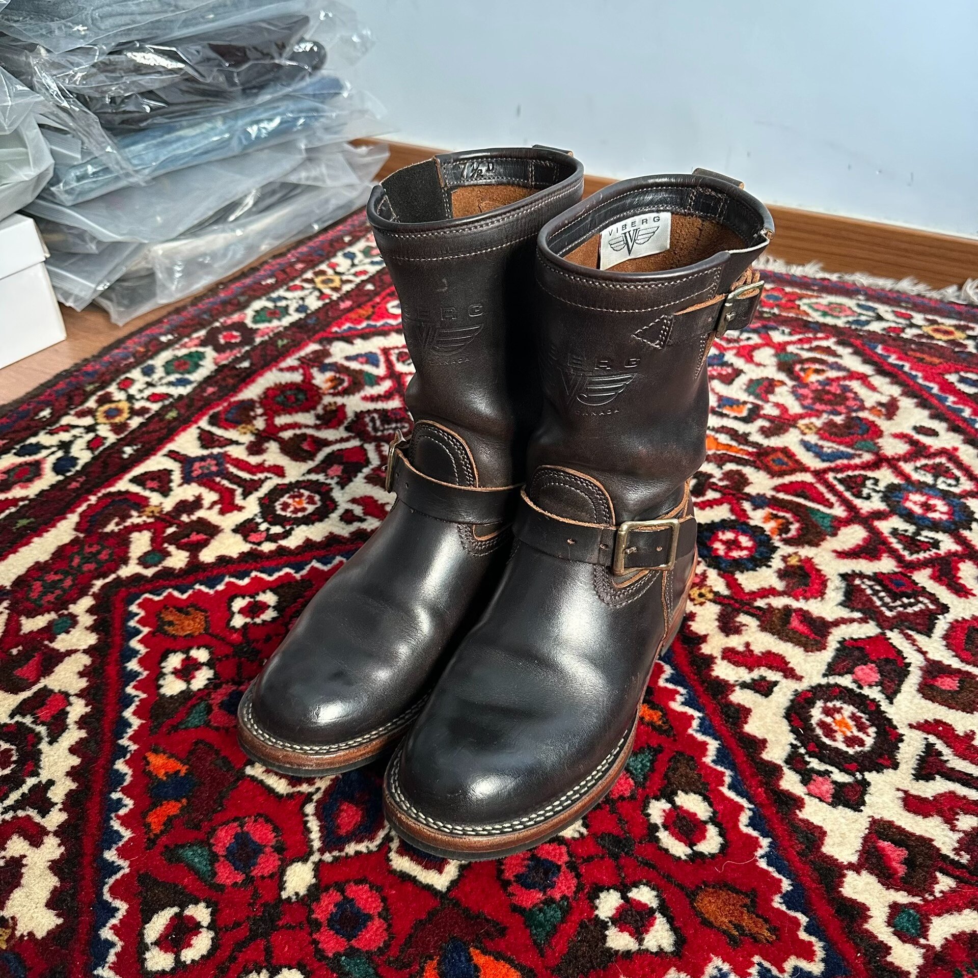 Viberg Engineer Boots — front