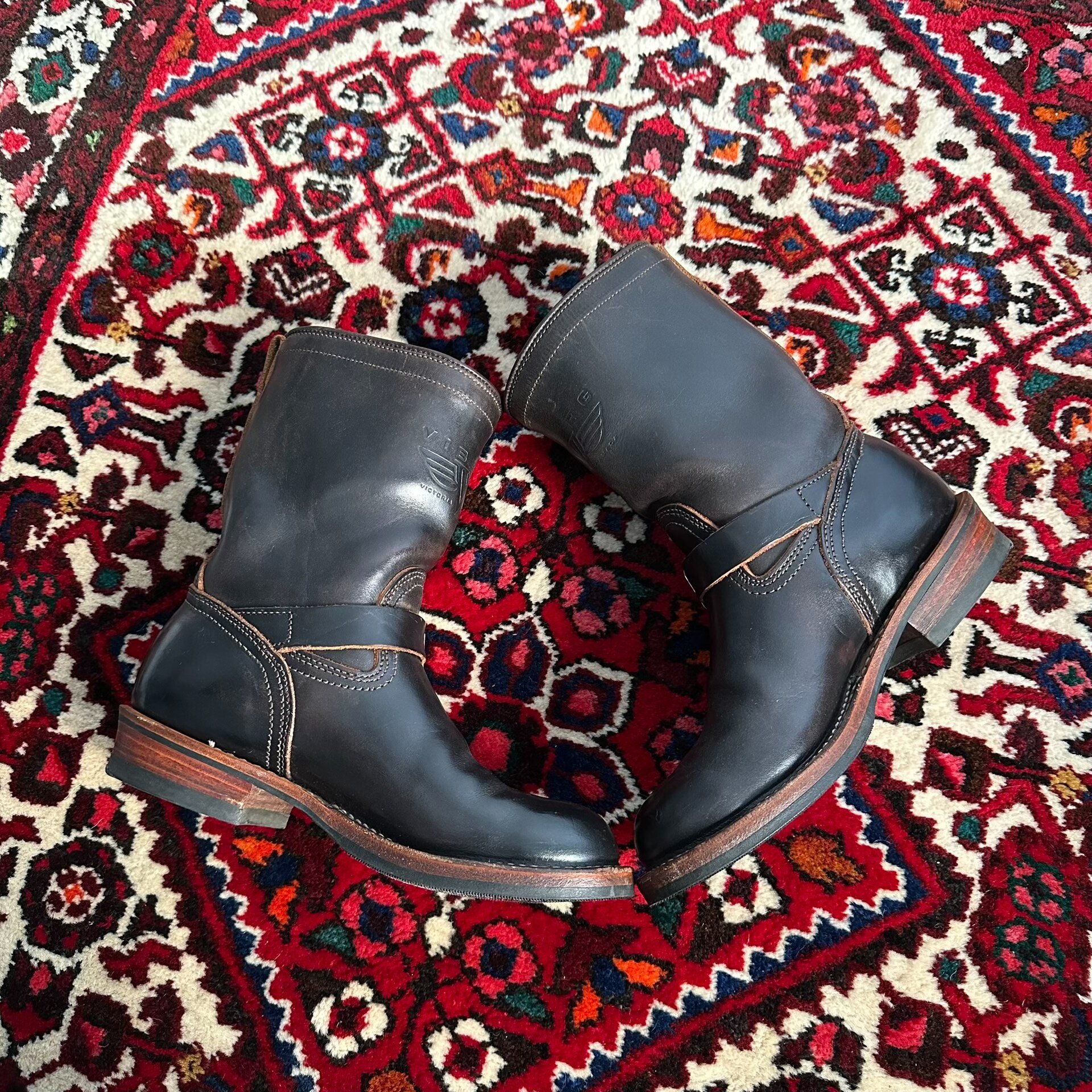 Viberg Engineer Boots — label