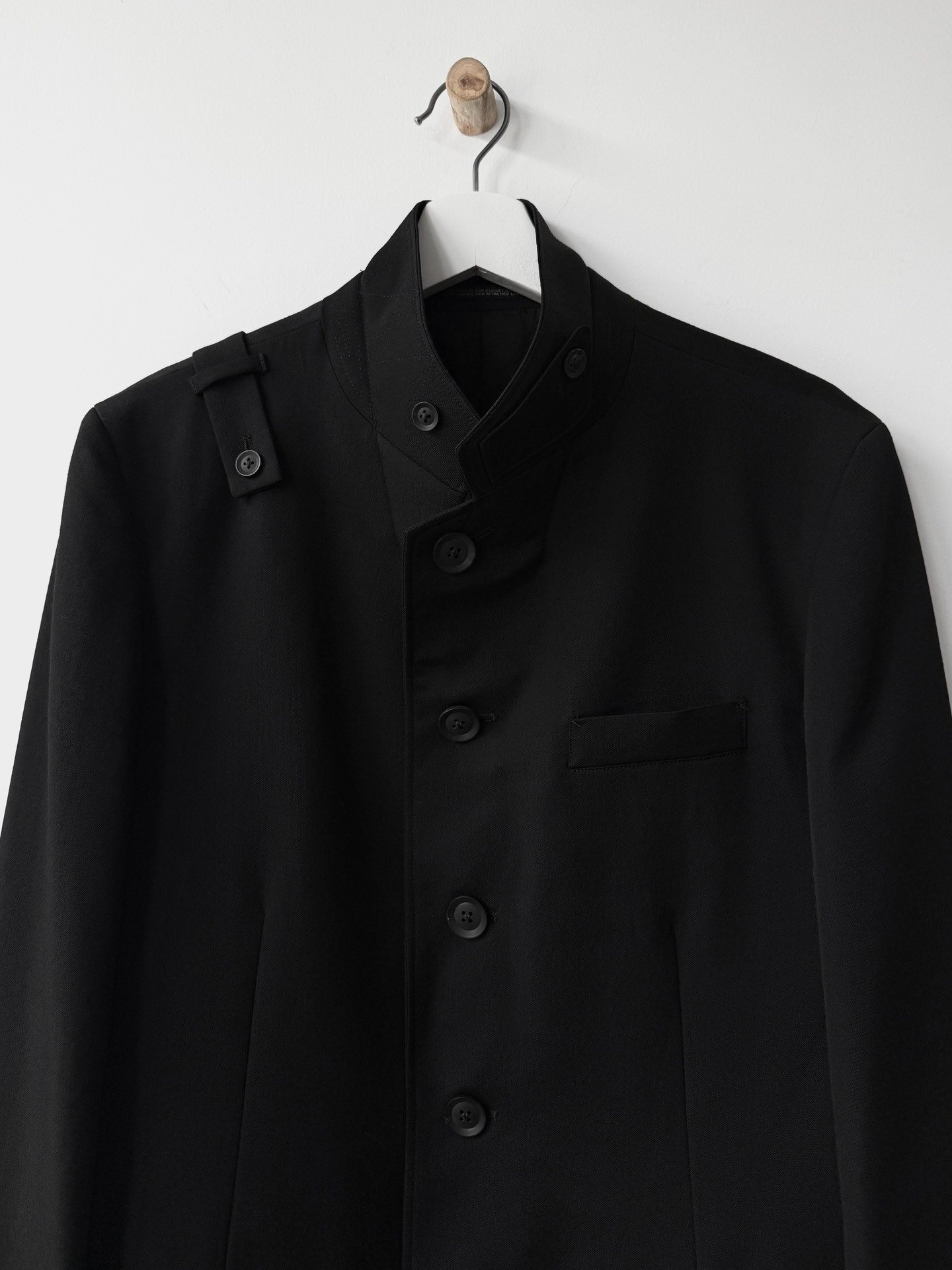 Yohji Yamamoto 22AW Military Suit Jacket — detail