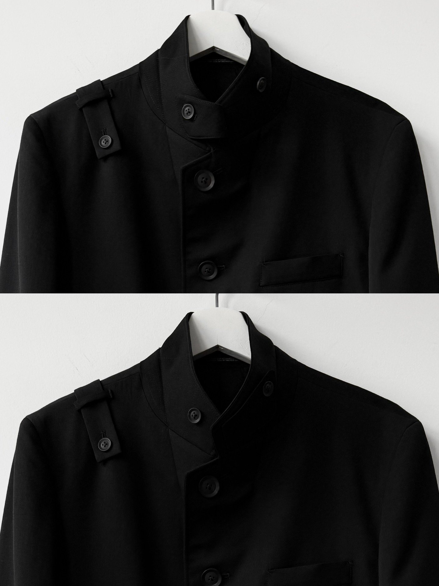 Yohji Yamamoto 22AW Military Suit Jacket — label