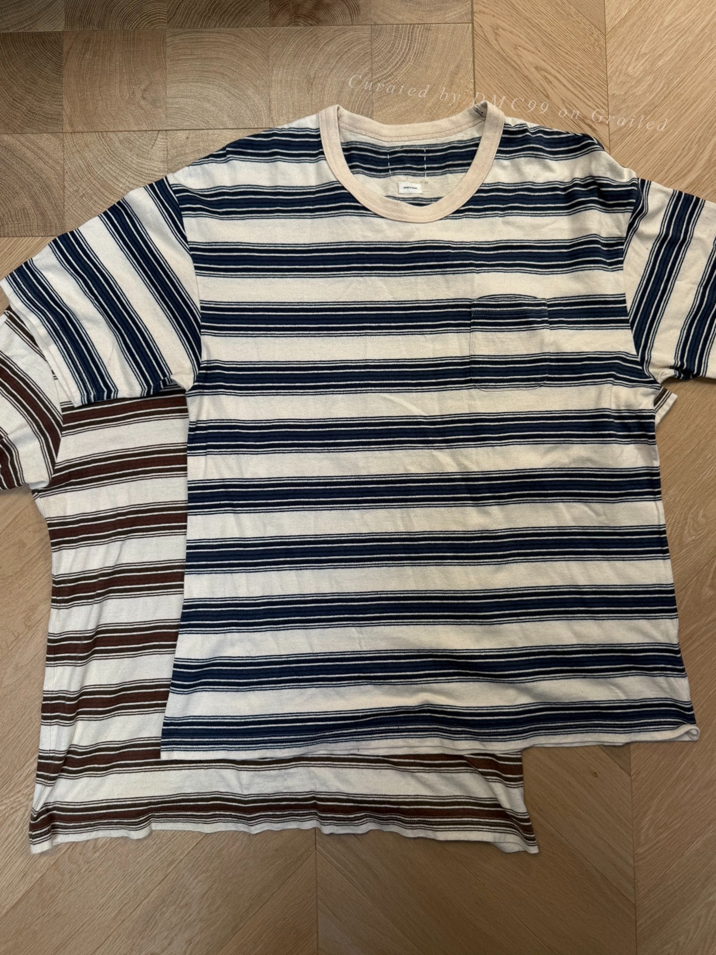 VISVIM 22SS BORDER JUMBO TEE S/S