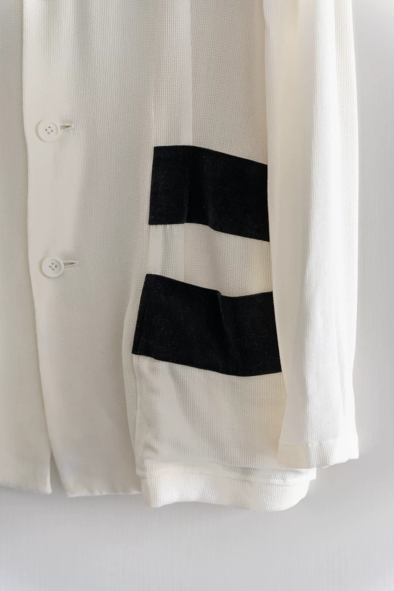 Yohji Yamamoto 97SS White Black Jacket — back