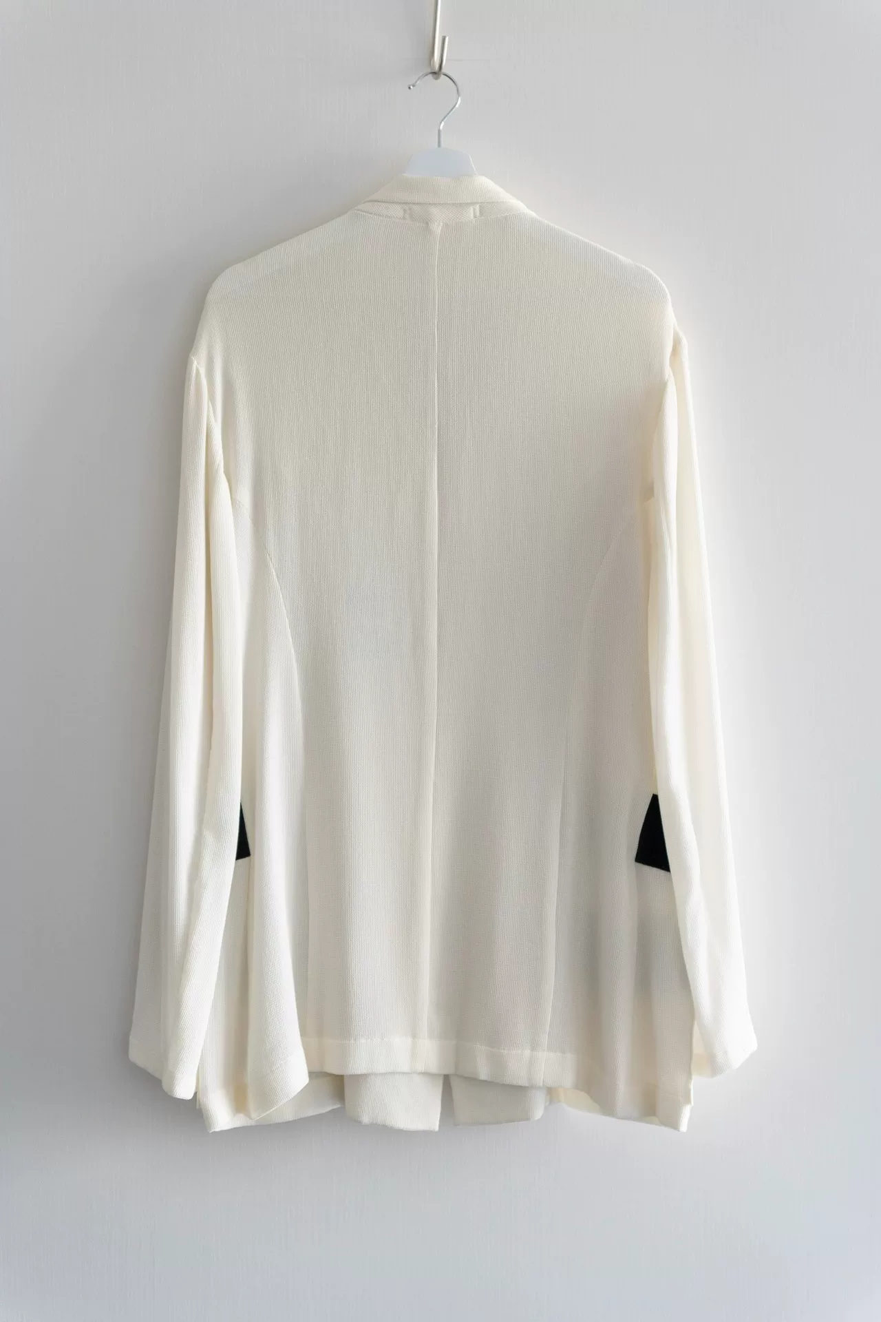 Yohji Yamamoto 97SS White Black Jacket — front