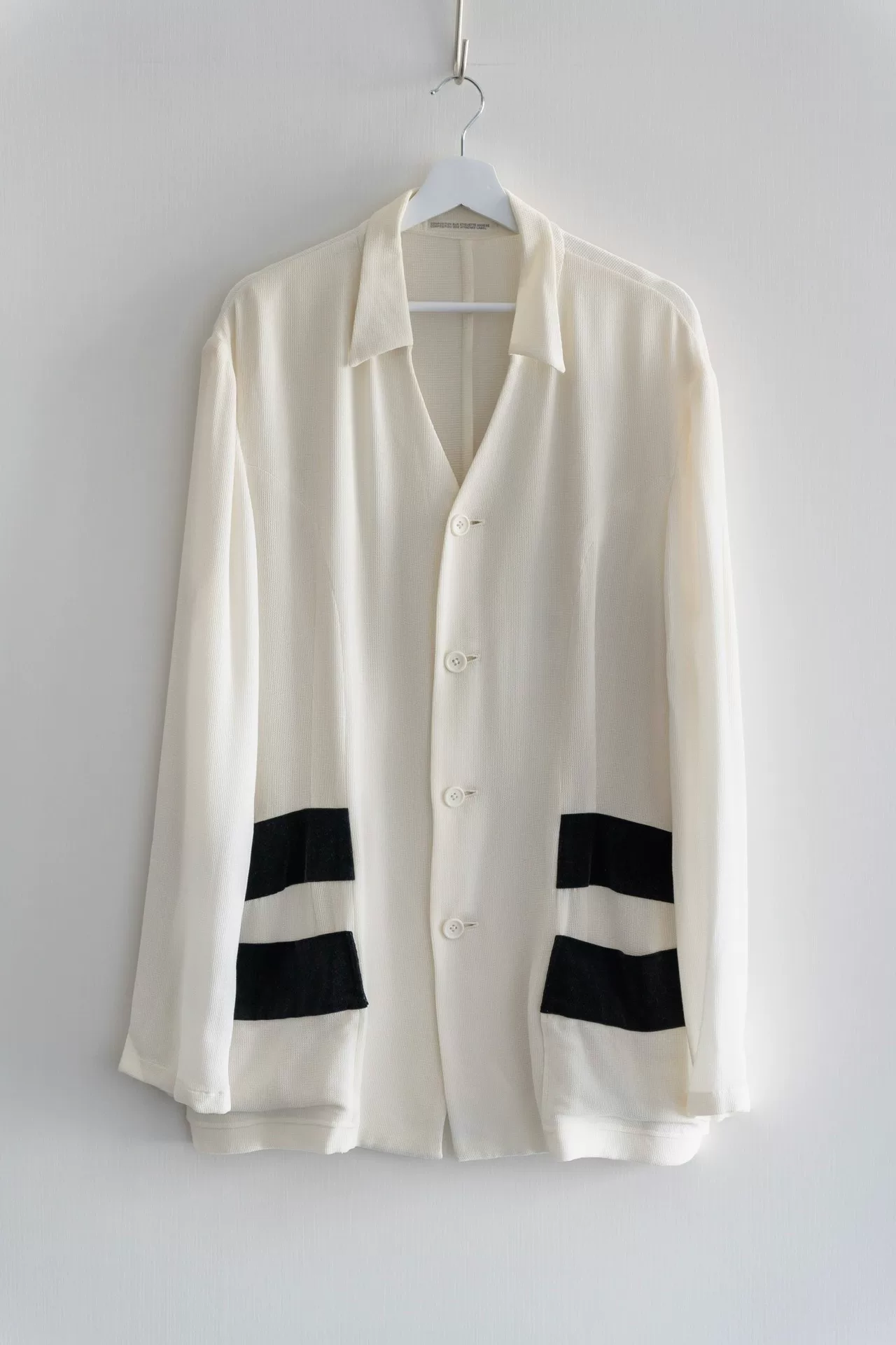 Yohji Yamamoto 97SS White Black Jacket