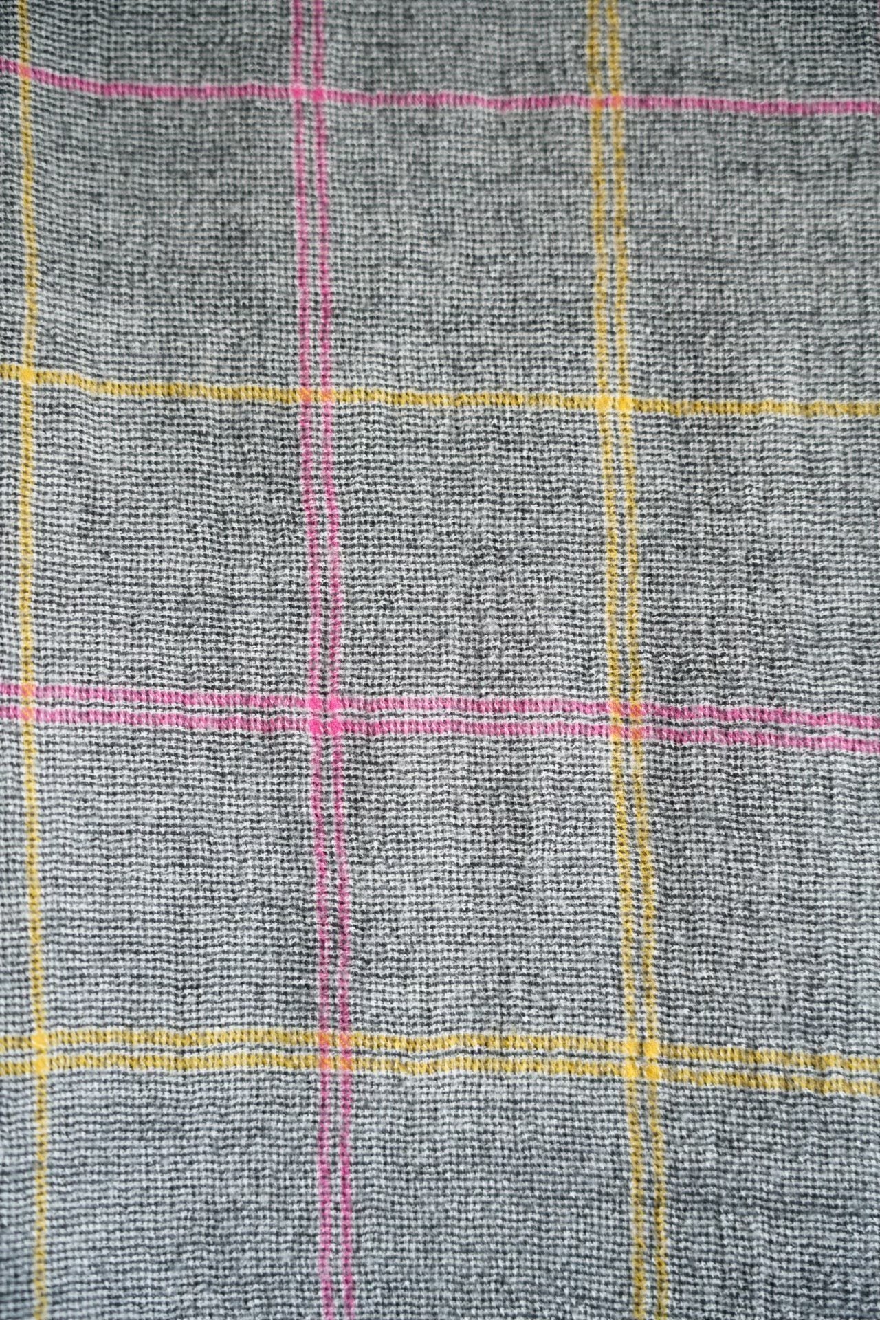 Yohji Yamamoto 08AW Vintage Plaid Scarf — front