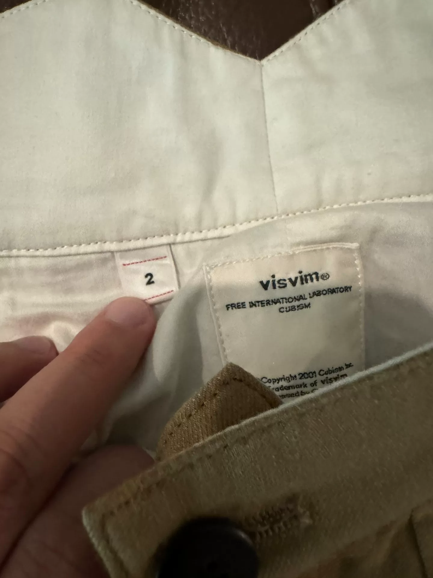 VISVIM 20SS Hakama Pants — back