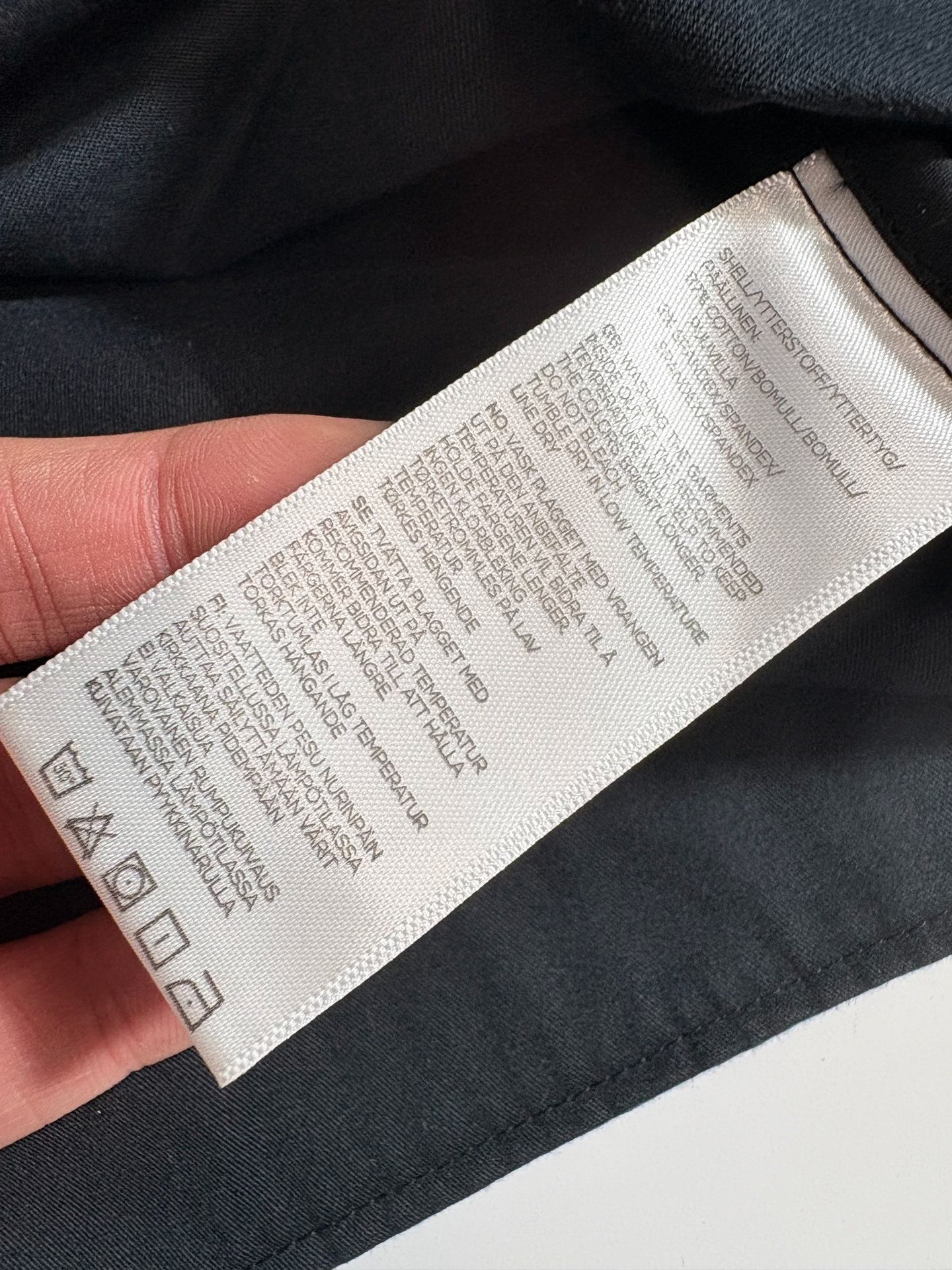 DENÎMES Black Boxy Utility Jacket — back
