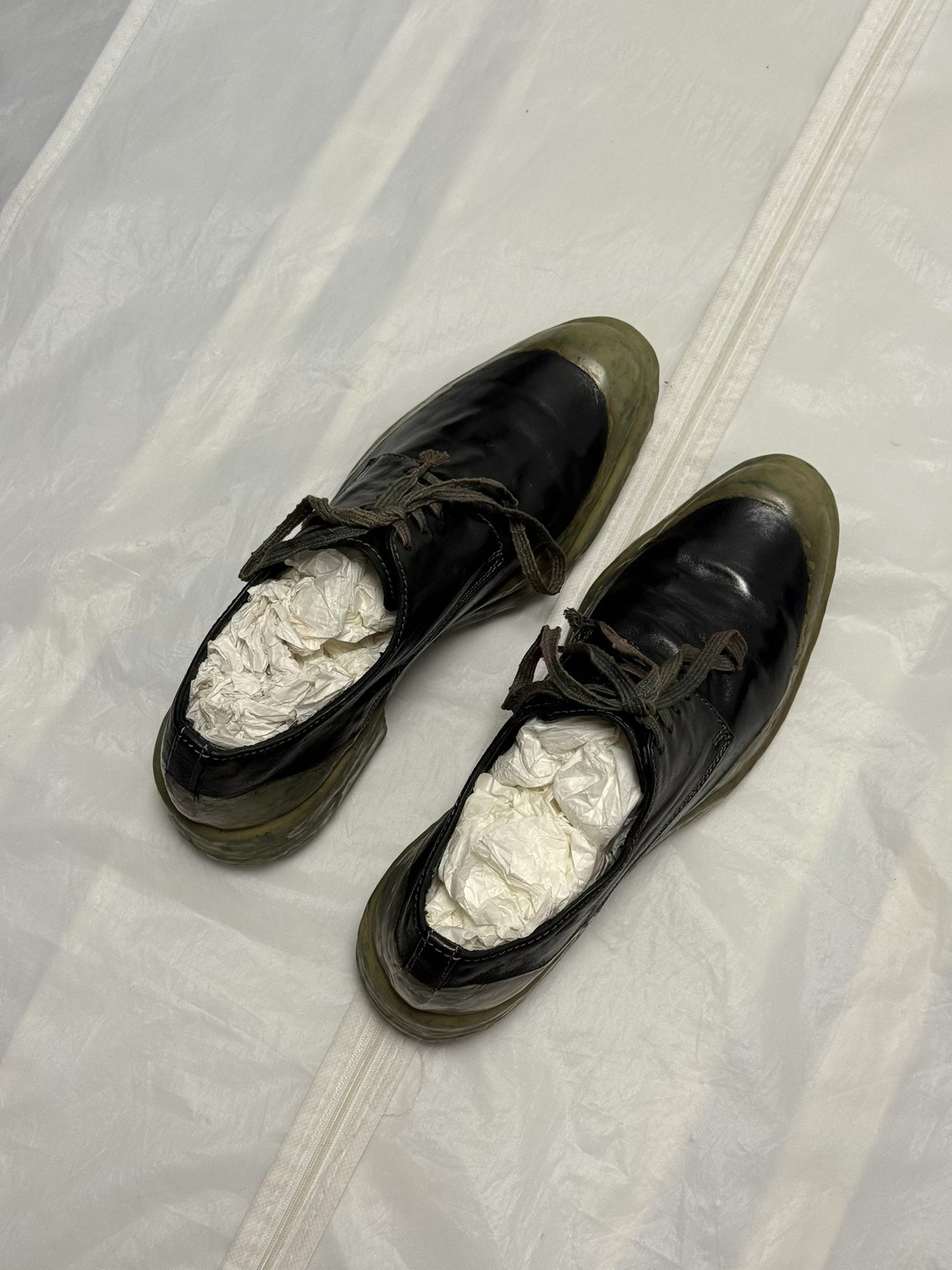 Carol Christian Poell Black Leather Shoes