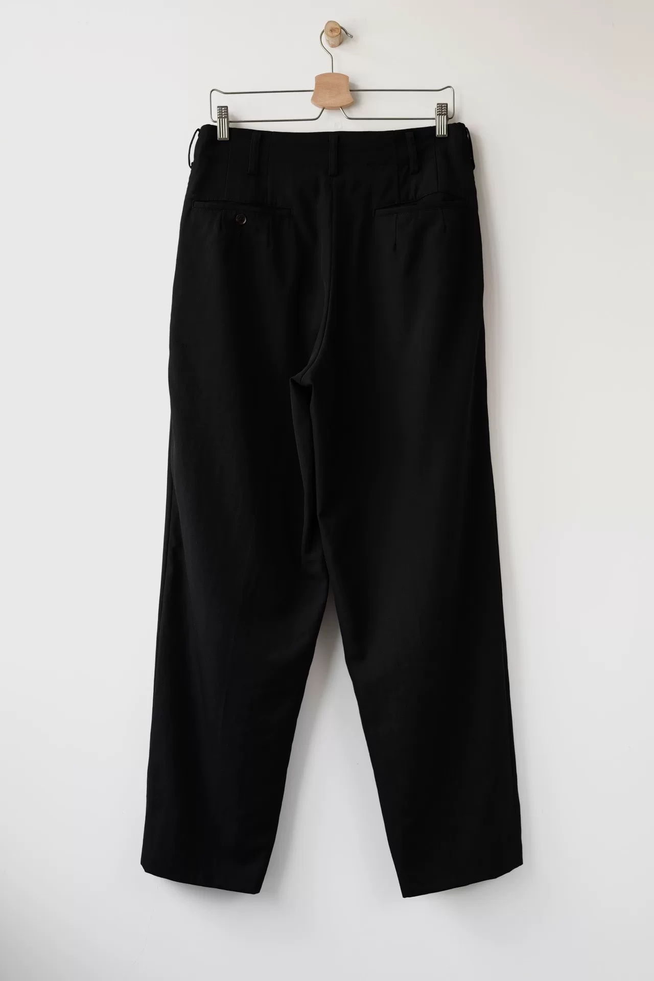 Yohji Yamamoto Pour Homme Double-Pleated Trousers — front