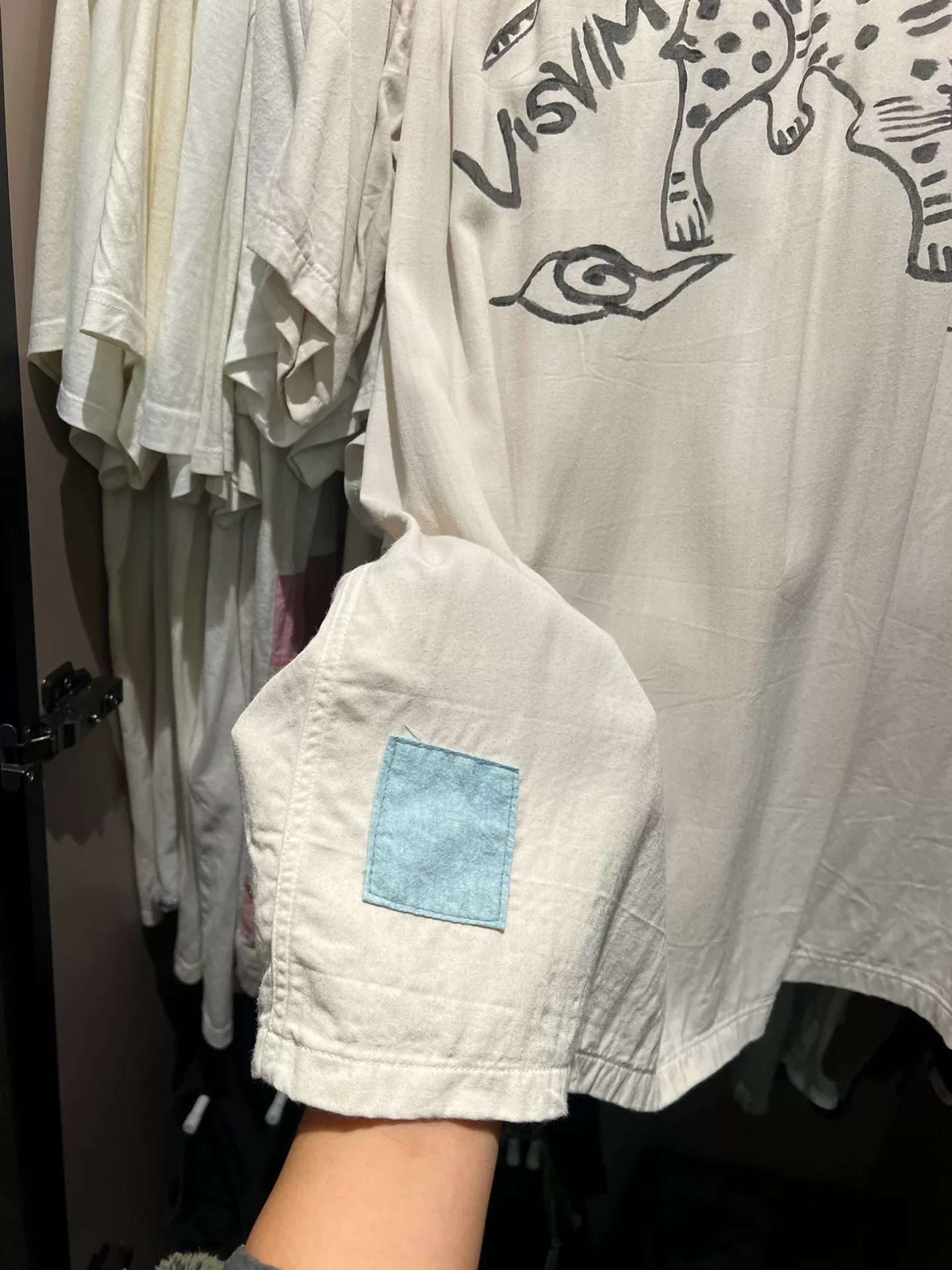 visvim 20SS Spot Limited Hawaiian Tiger Shirt — detail
