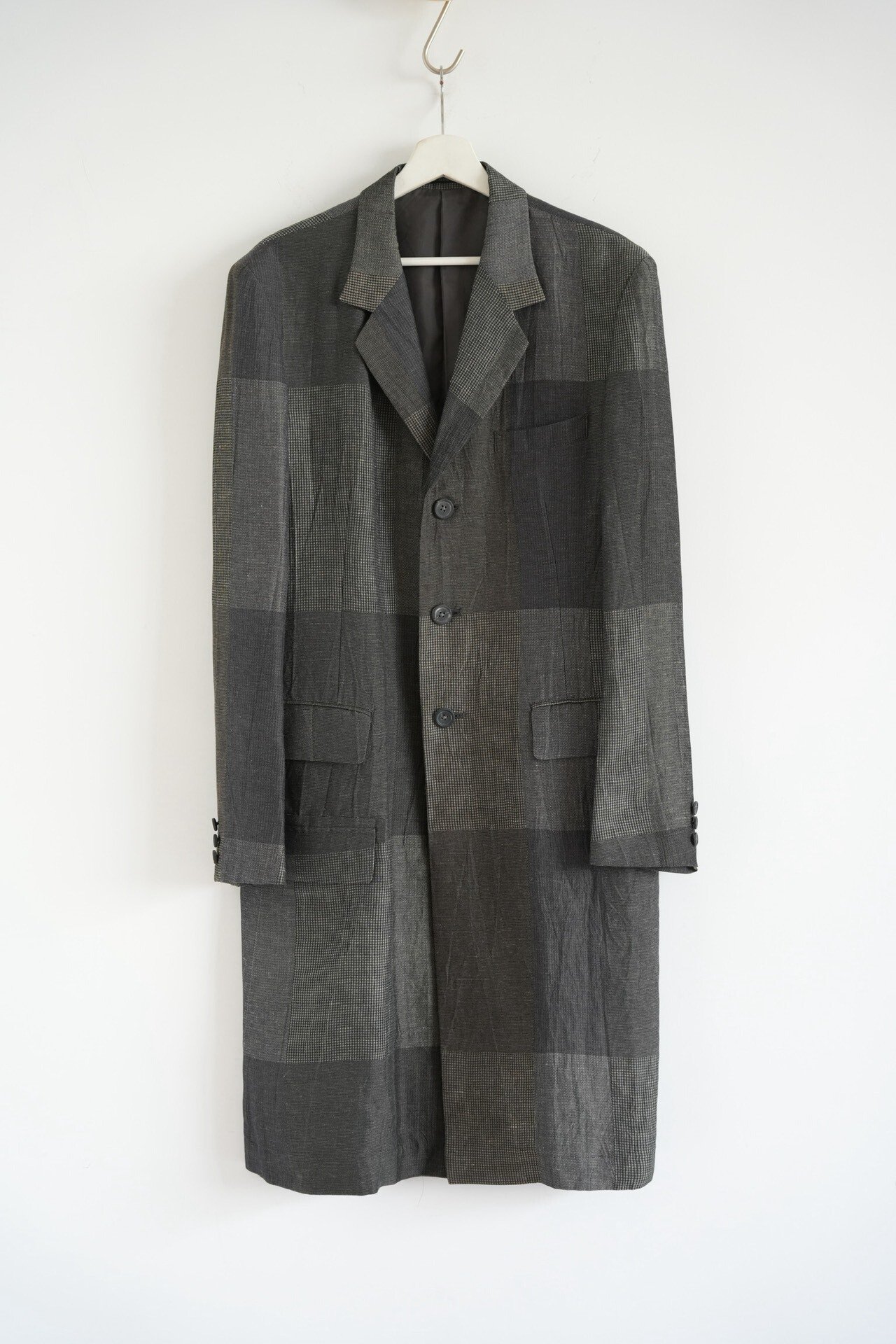 Yohji Yamamoto 20SS Plaid Coat