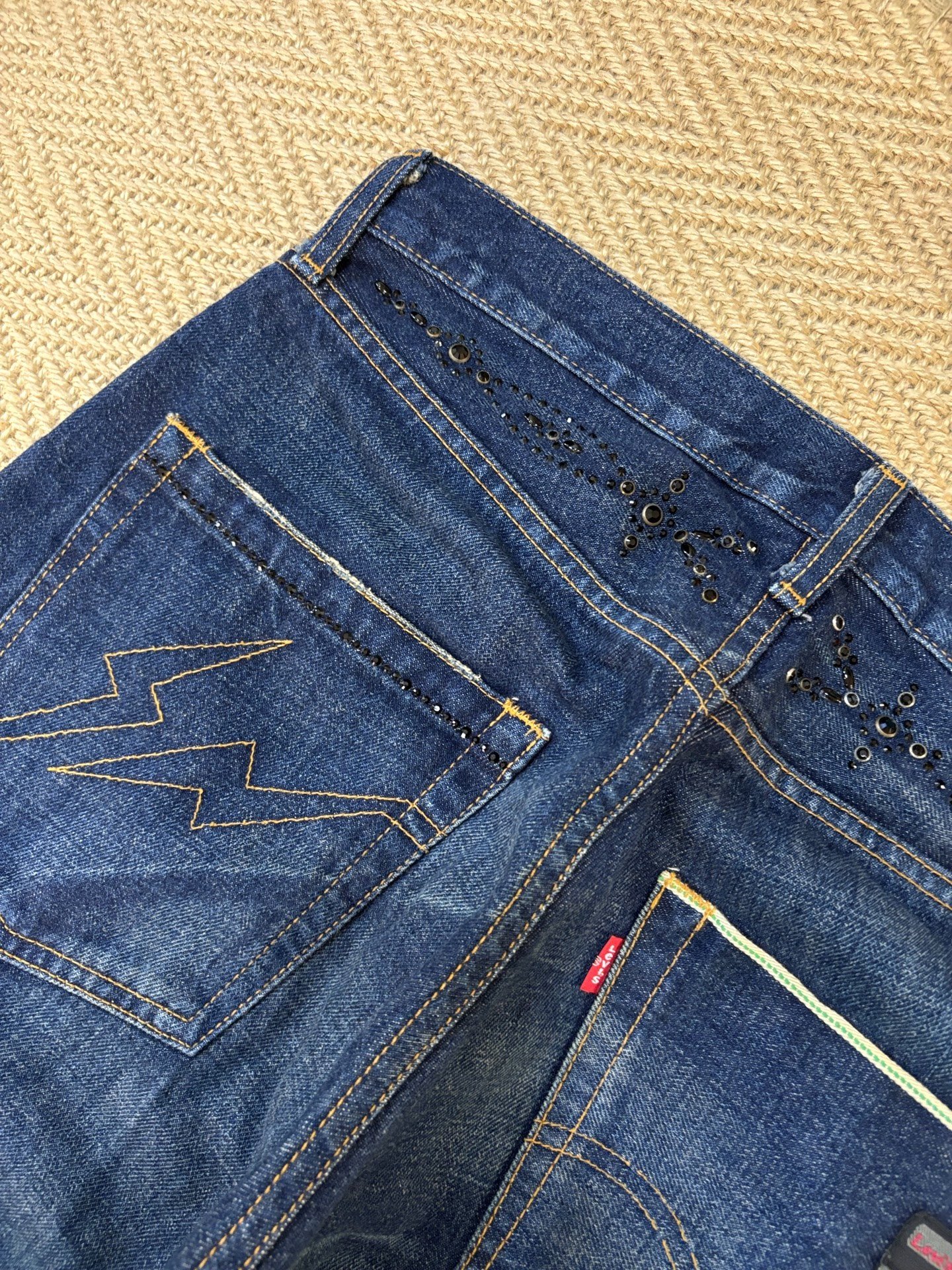Levi's Fenom Disco Black Diamond Jeans — back
