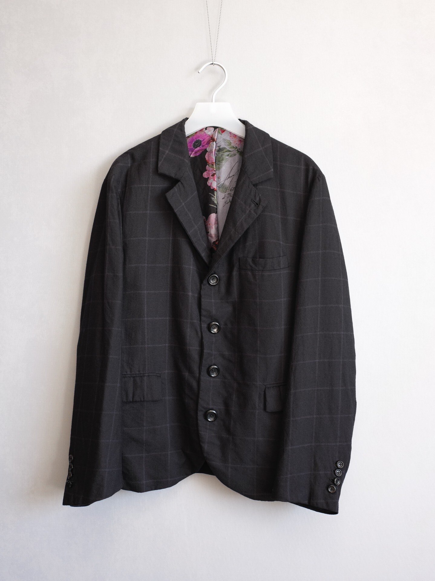 Geoffrey b.small Cashmere Check Coat — front
