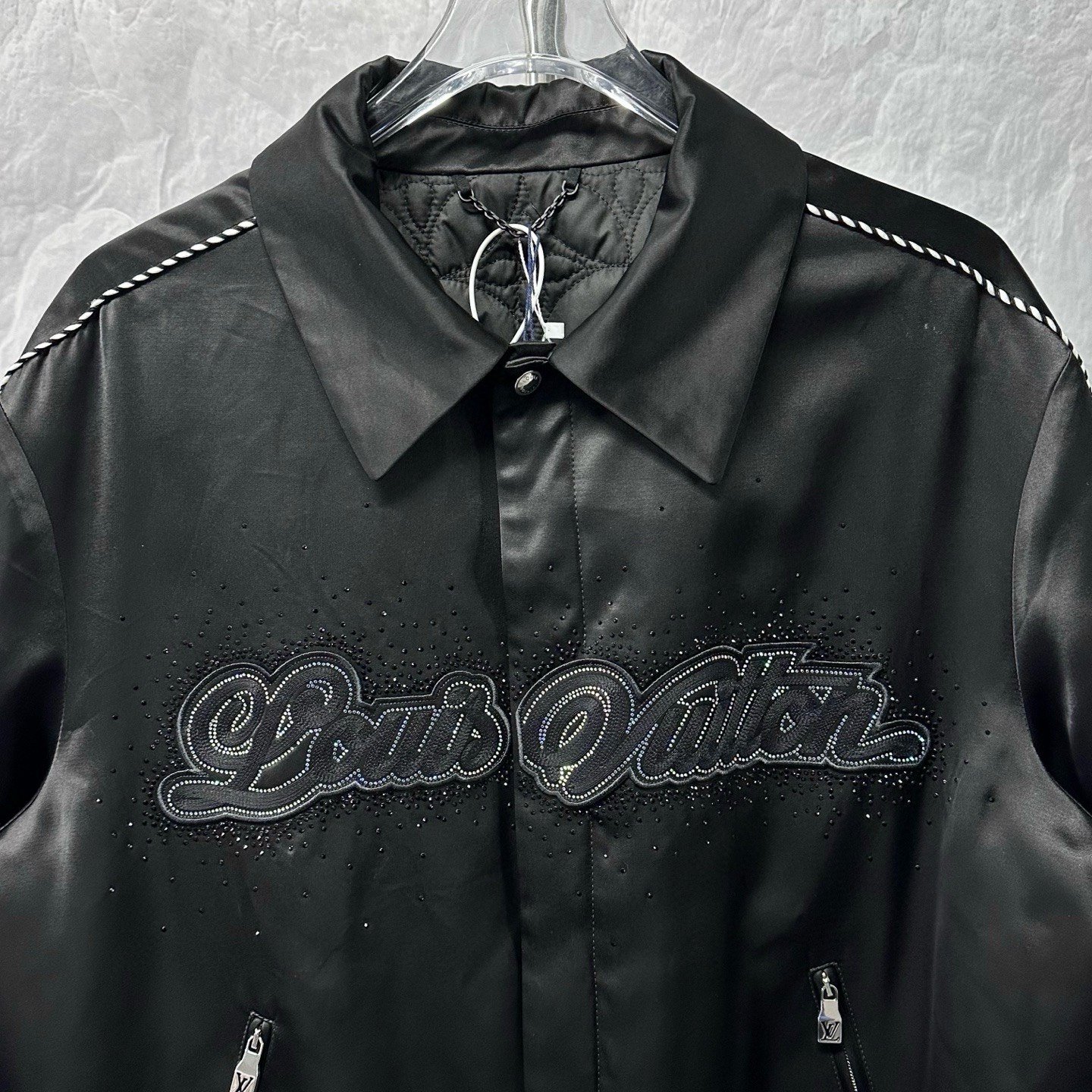 Louis Vuitton FW25 Silk Diamond Jacket — front
