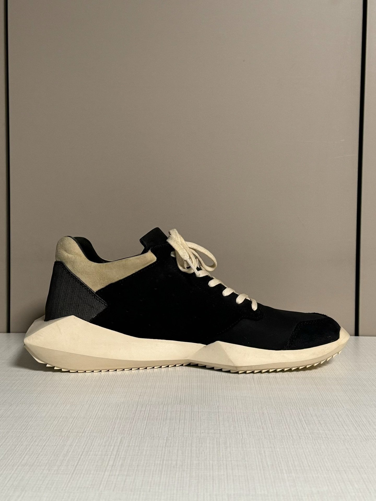 Rick Owens x Adidas Tech Runner Sneakers — back
