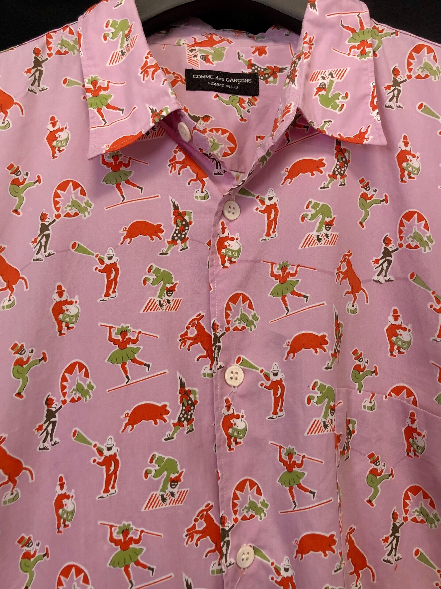Comme des Garçons 94SS Circus Show Shirt — label