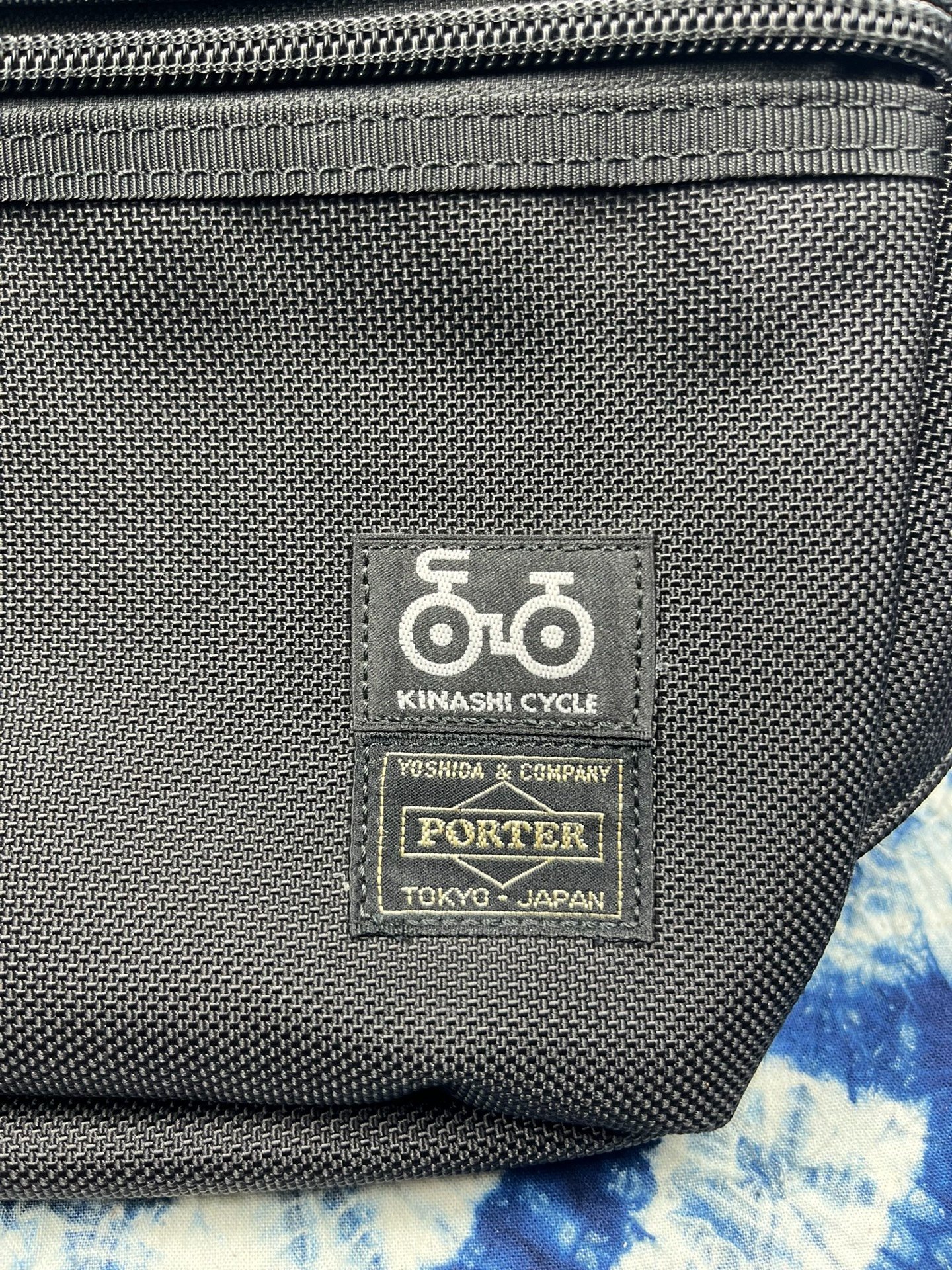Porter x Kinashi Cycle Chest Bag — back
