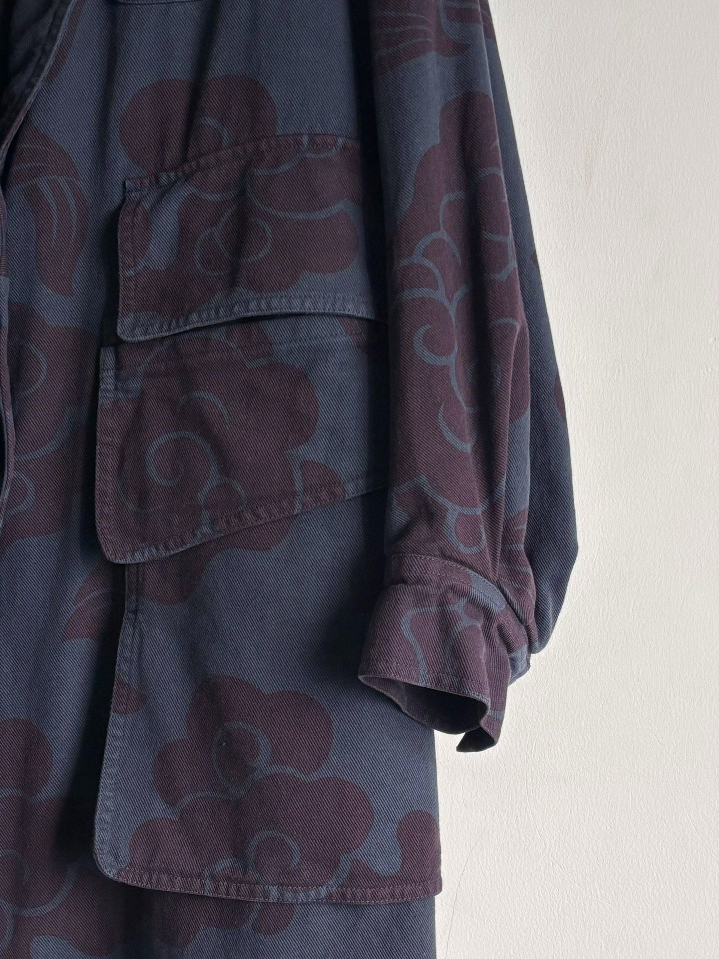 Dries Van Noten AW2015 Cloud Pattern Coat — label