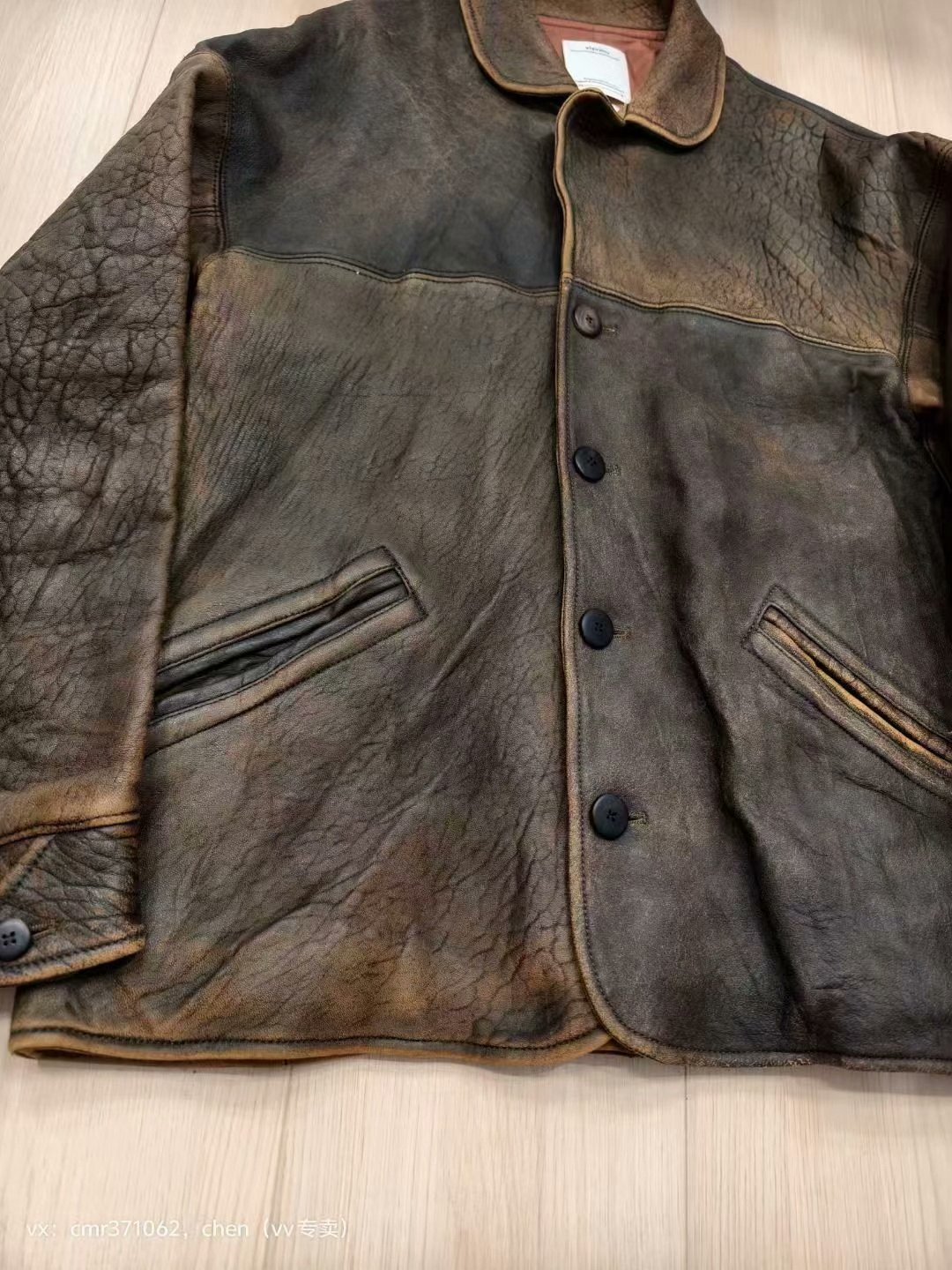 VISVIM 24SS ETON JKT IT — label