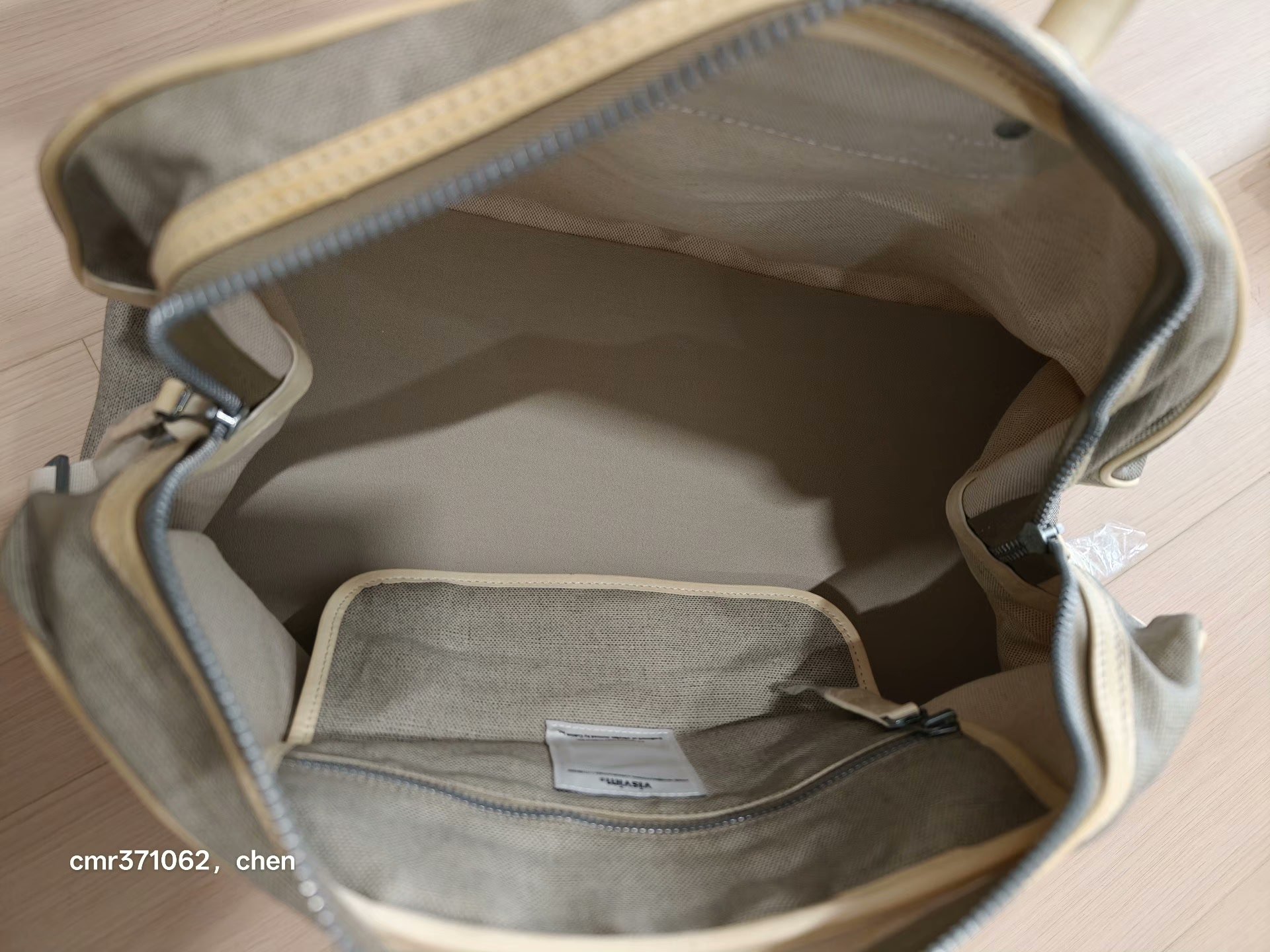 VISVIM SURPLUS CARRYAL CANVAS — label