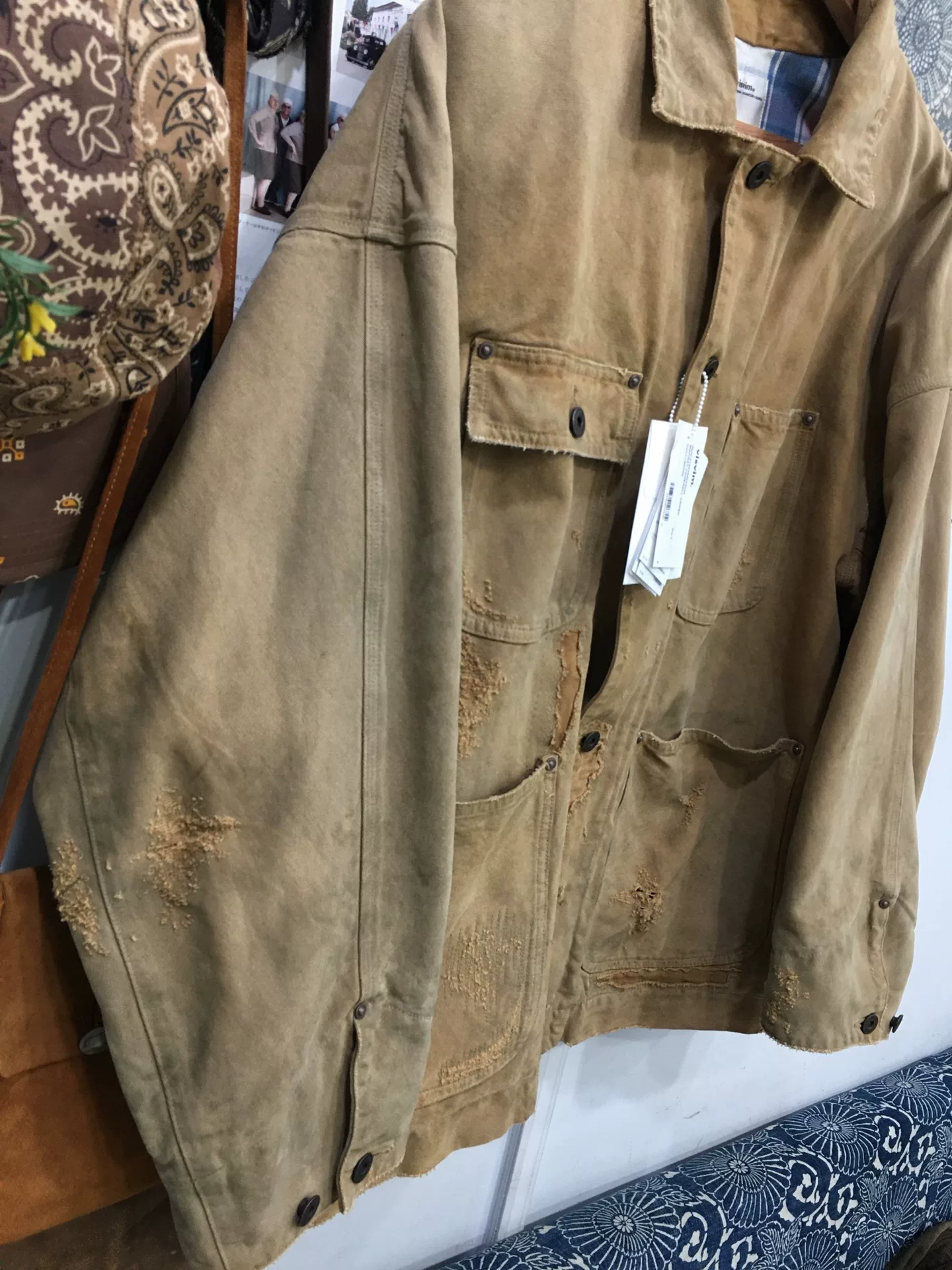 VISVIM 22SS MACRAY COVERALL CRASH — detail