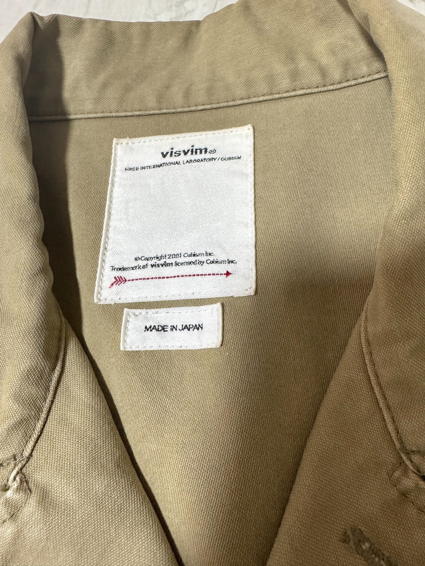 visvim 19ss Domaine Shirt Jacket — detail